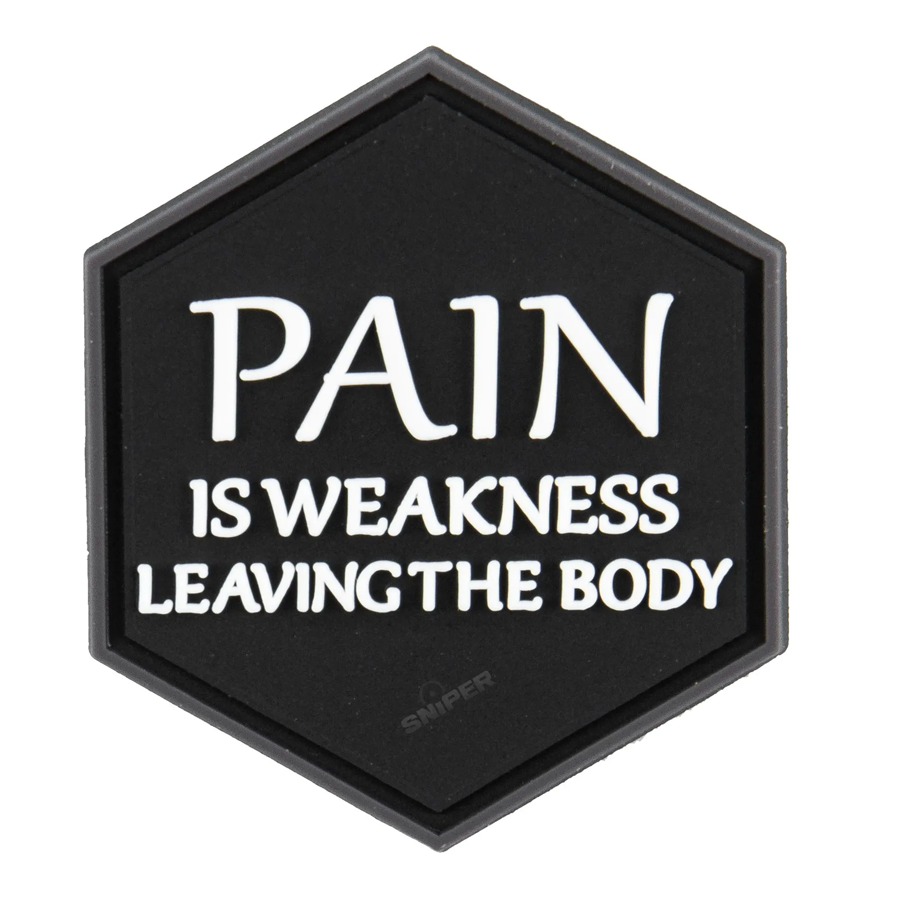 Hexagon 3D PVC Patch Pain Hexagon 3D PVC Patch Pain