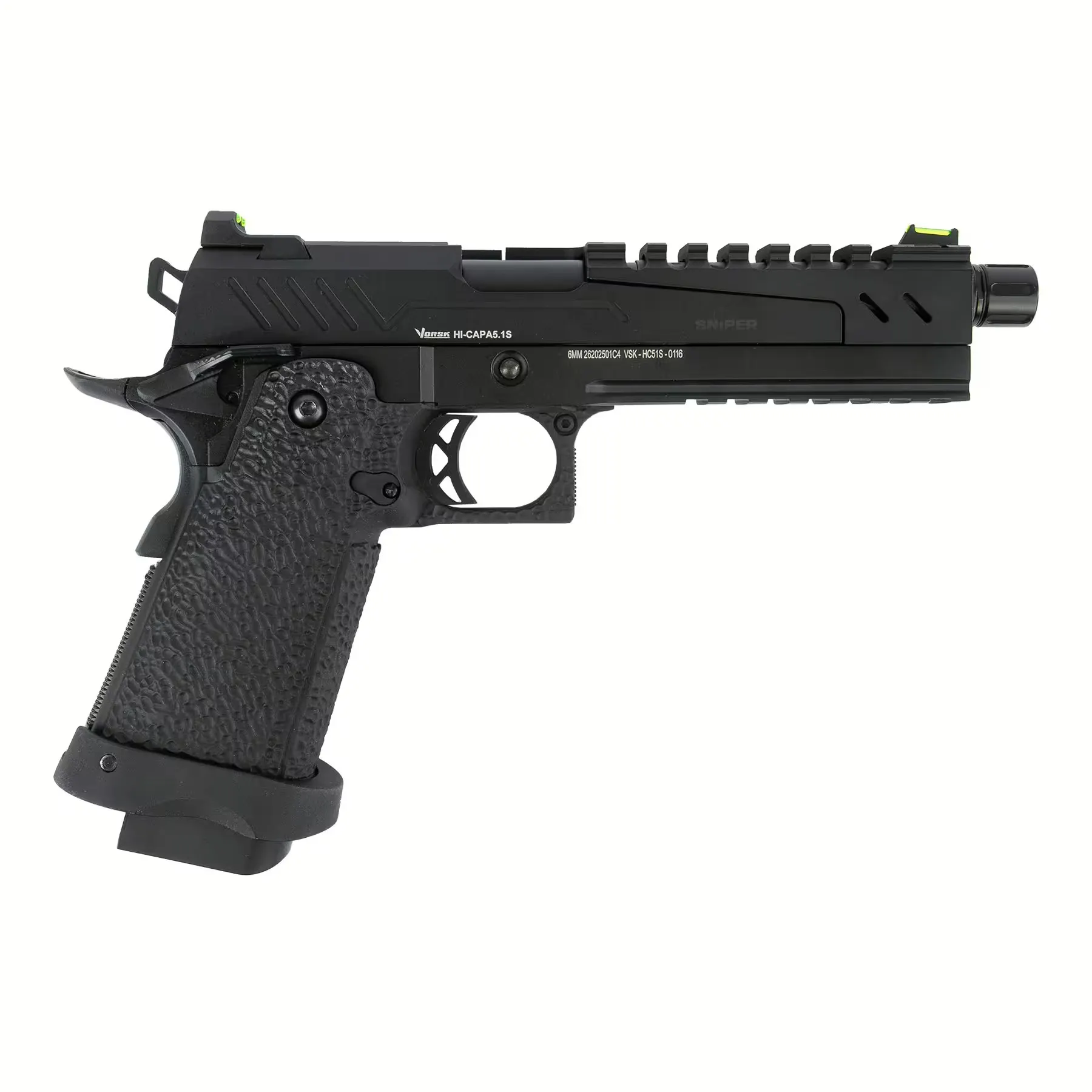 Vorsk Hi-Capa 5.1 Split Slide GBB Softair Pistole