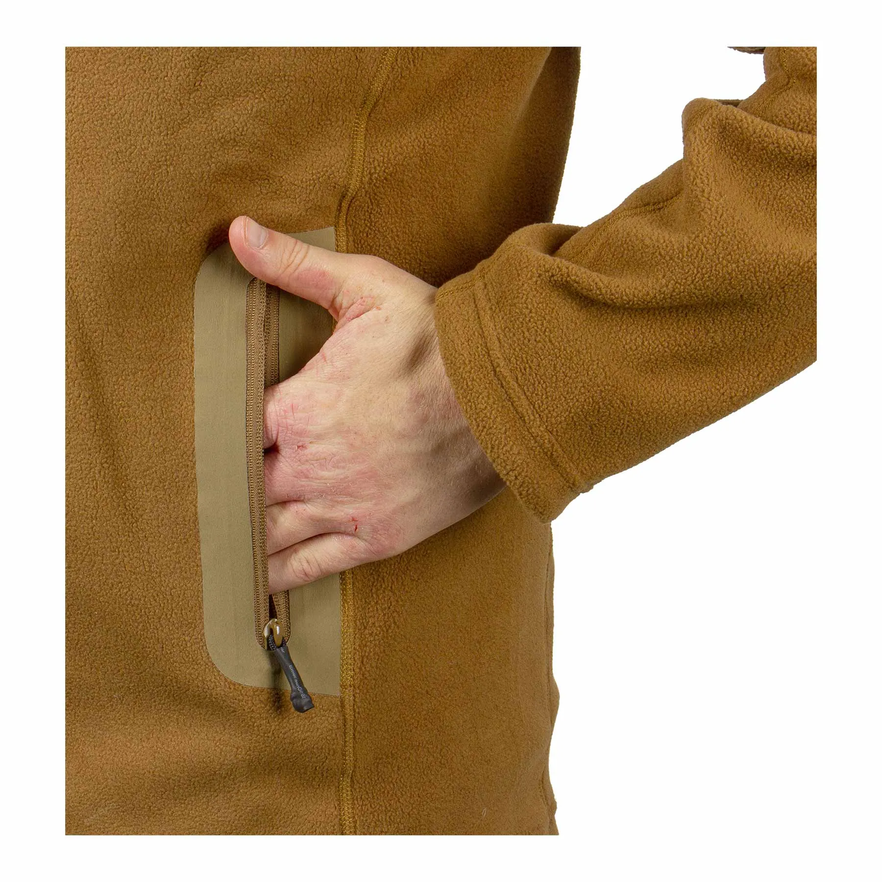 Emerson Gear Fleece Jacke, Coyote Brown