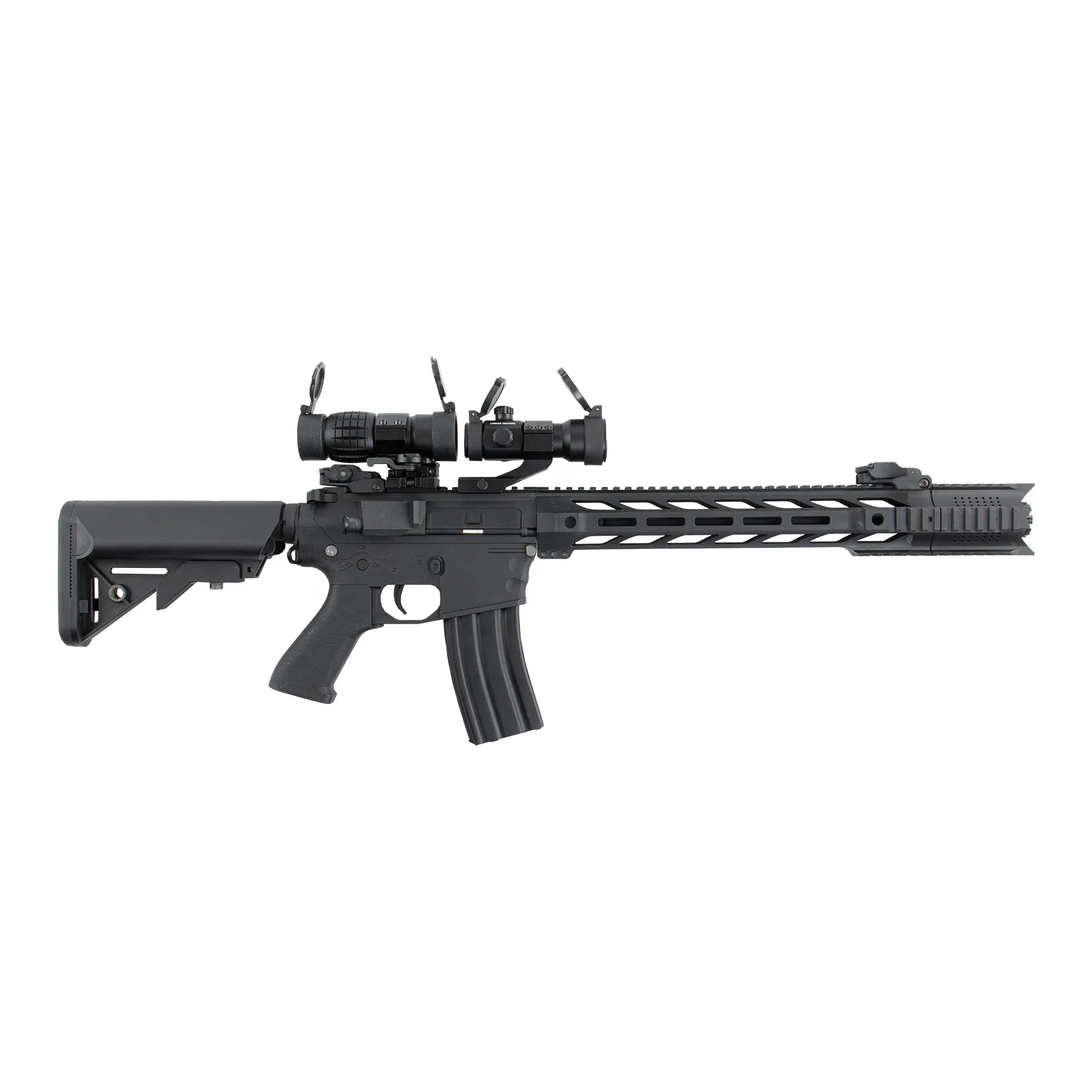 Interceptor ETU+Mosfet w/ Red Dot Magnifier Set (S)AEG, Black Interceptor ETU+Mosfet w/ Red Dot Magnifier Set (S)AEG, Black