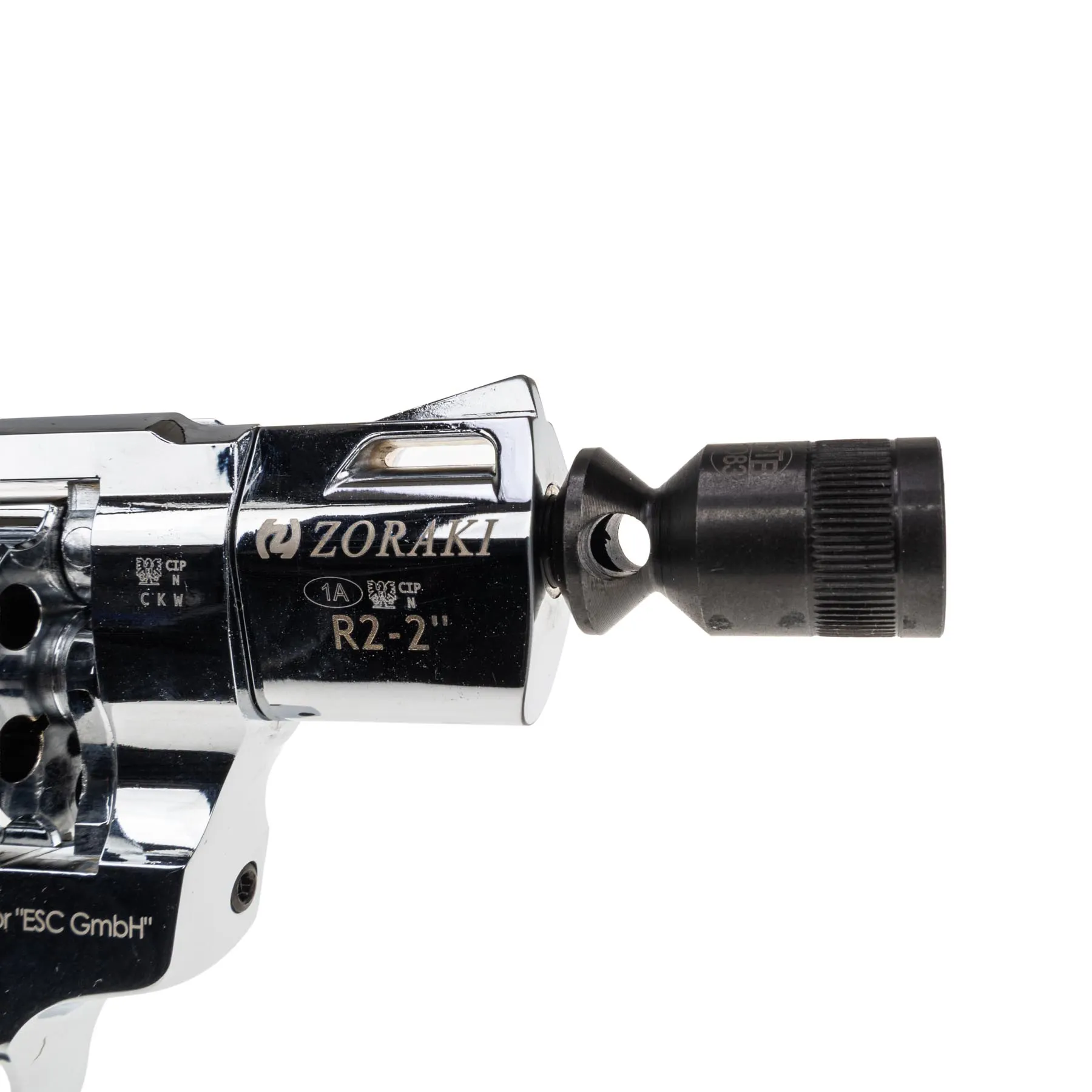 Zoraki R2 2" 9mm R.K. Schreckschussrevolver, Chrom