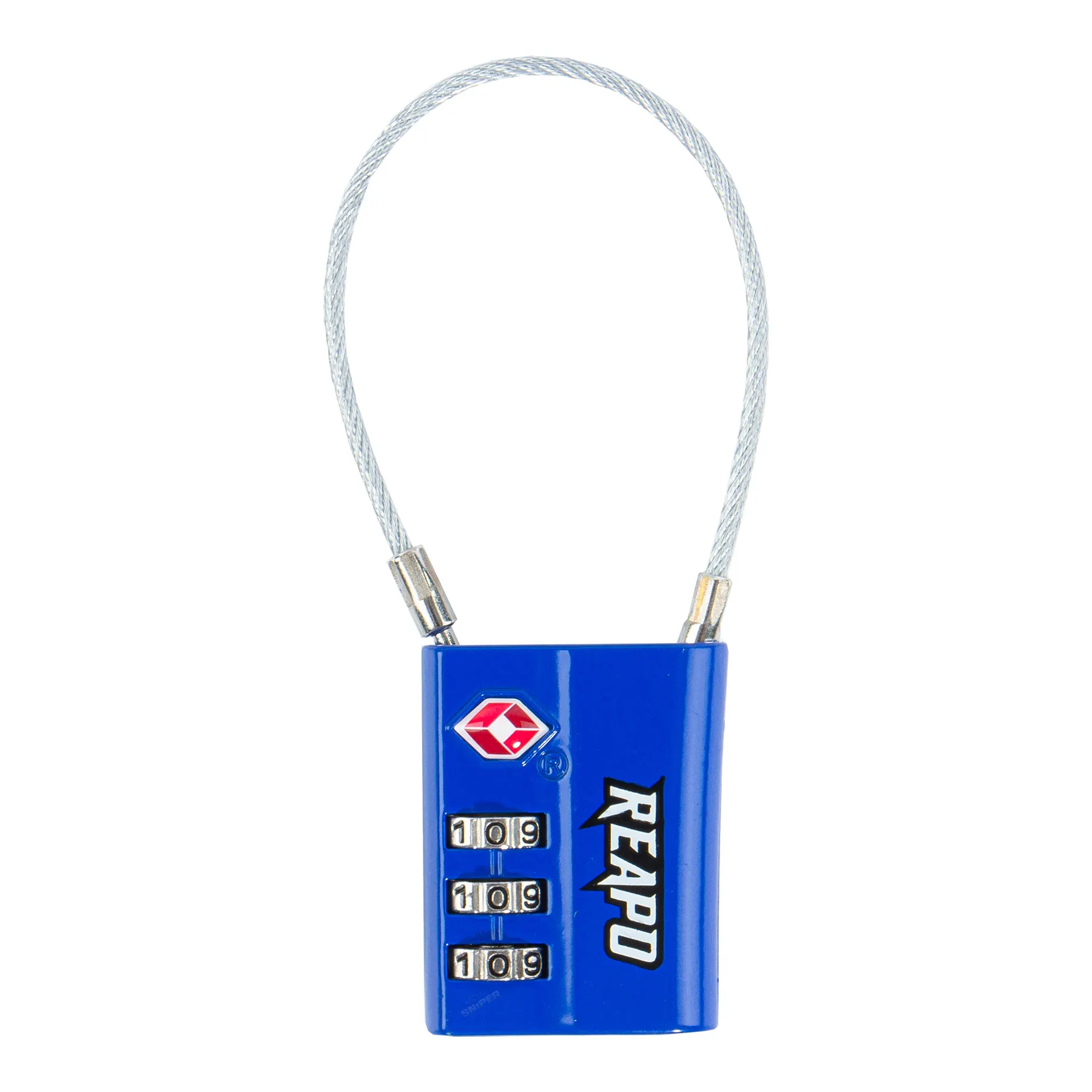Reapo XL Zahlenschloss TSA lock, Blau