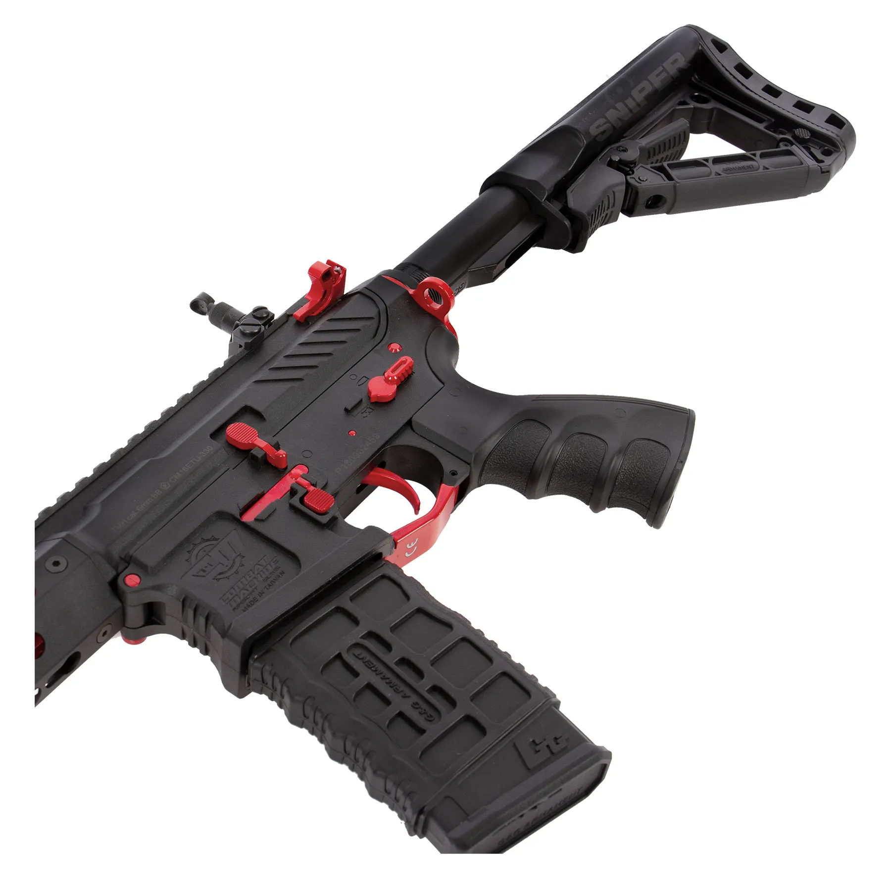 CM16 SRXL ETU Red, (S)AEG