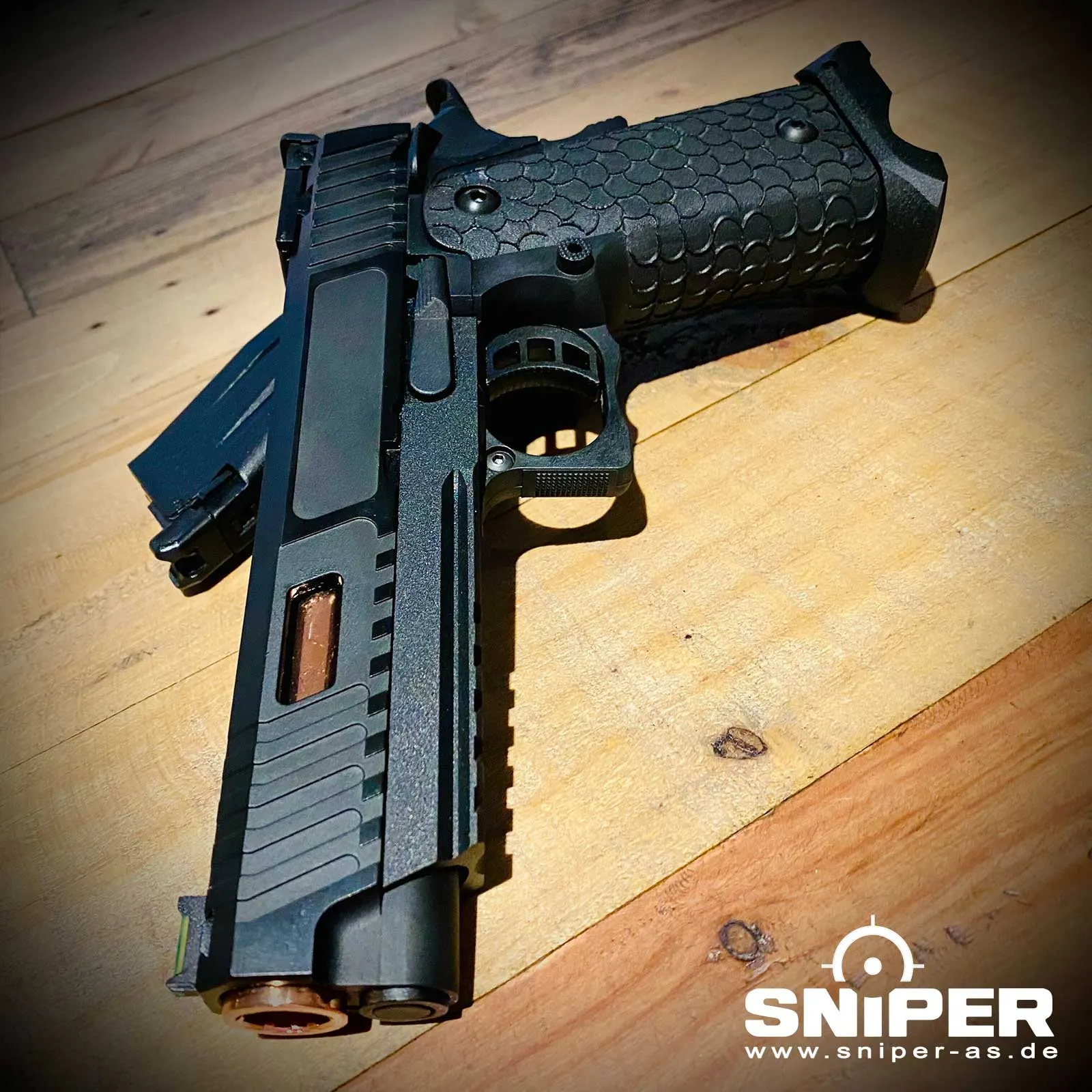 Einsteiger Set #1 - Reapo JW3 BABA YAGA Hi-Capa Softair Pistole, CO2 und Gas Reapo JW3 BABA YAGA Hi-Capa Softair Pistole, CO2 und GAS