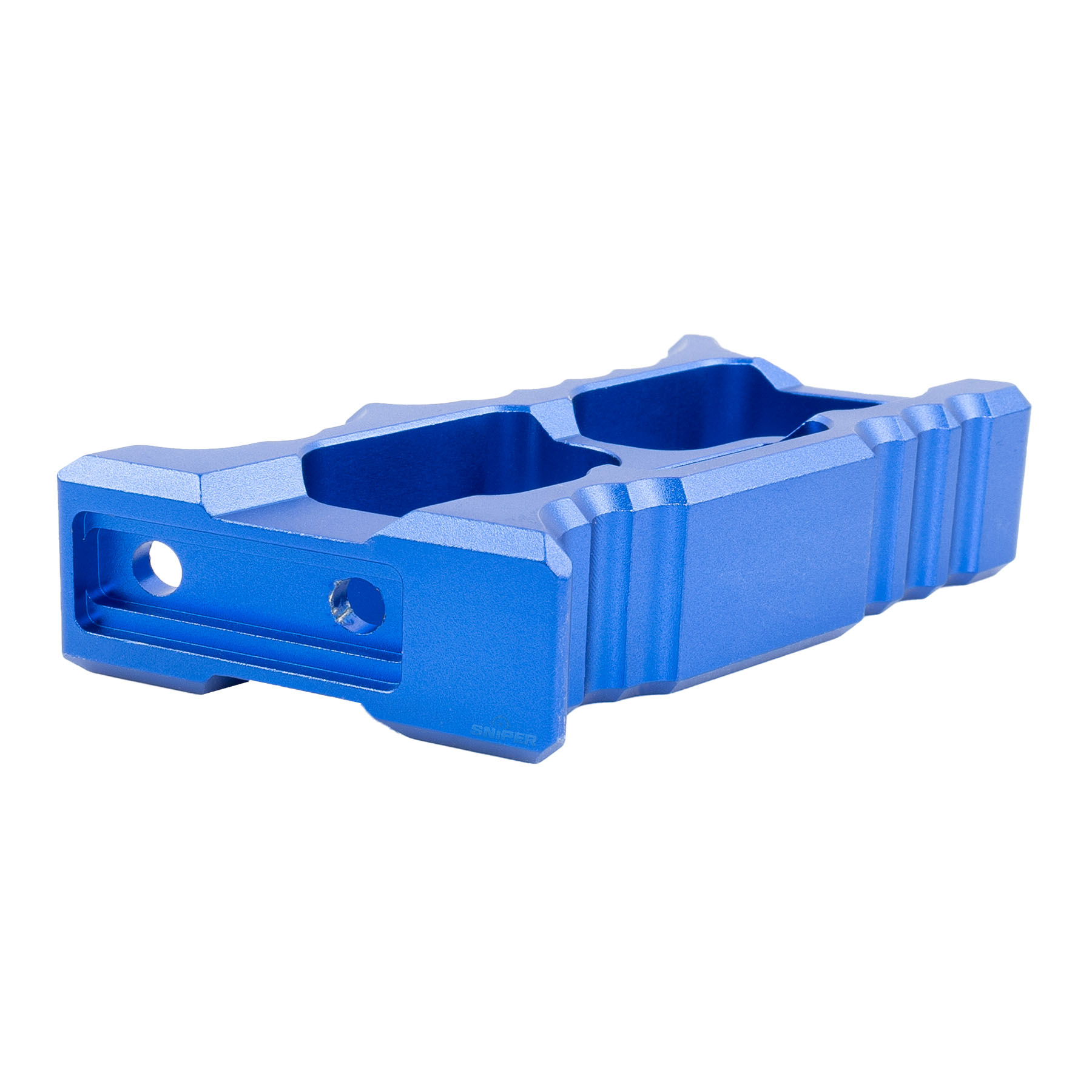 M-Lok / Keymod Aluminum Angled Forward Grip, Blue