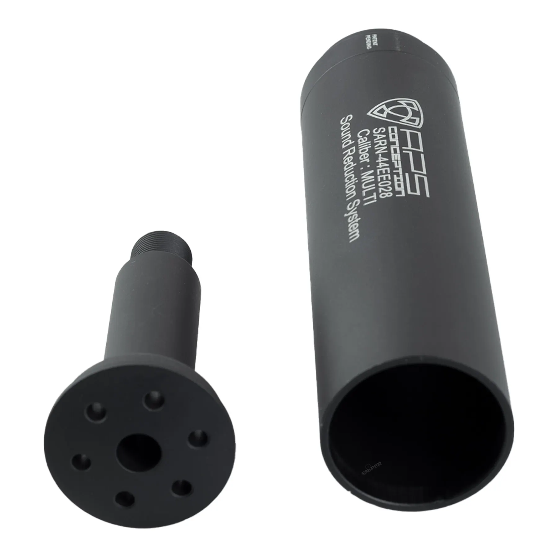 APS 175mm Mock Silencer, Black