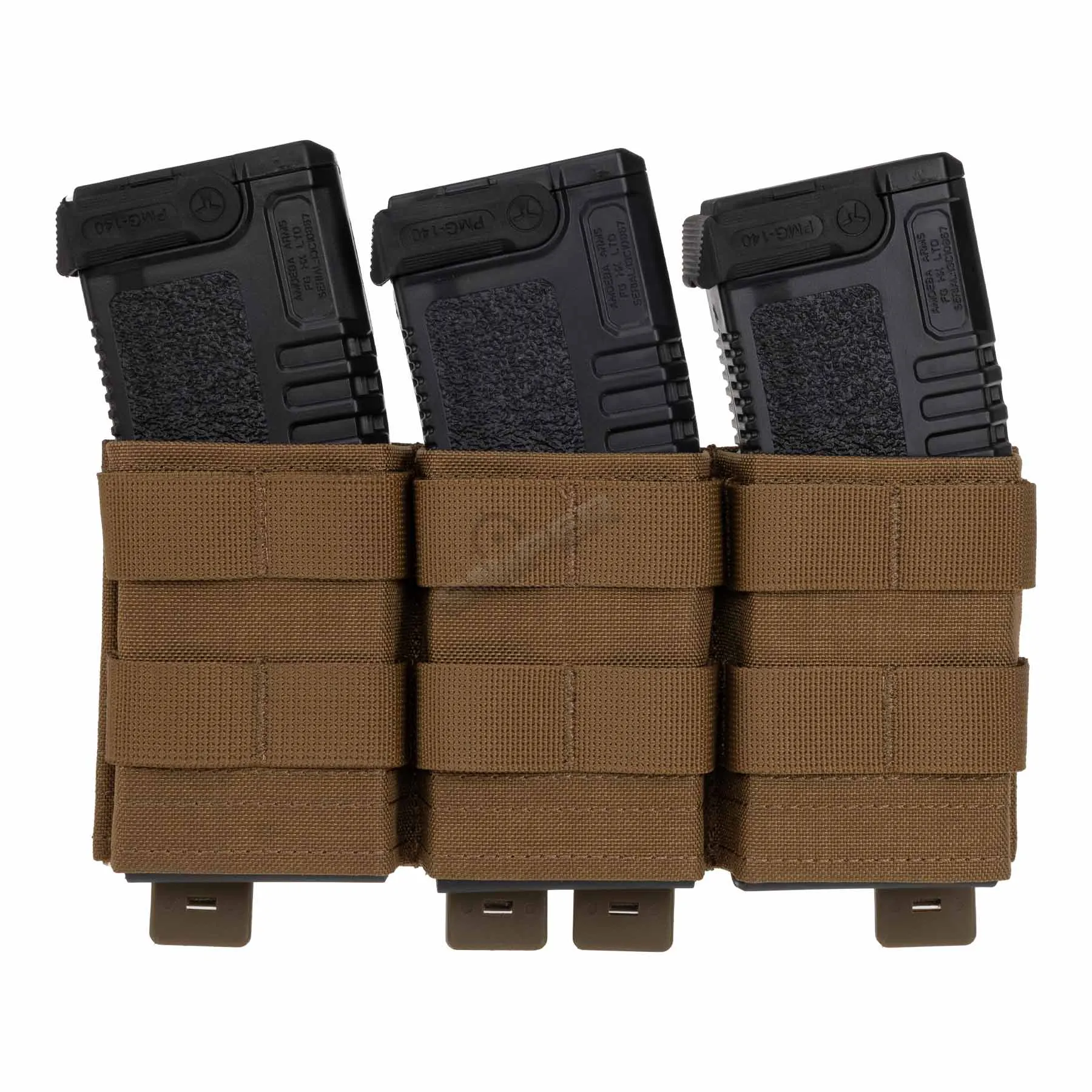 Reapo Triple Open Mag Pouch, Coyote Brown
