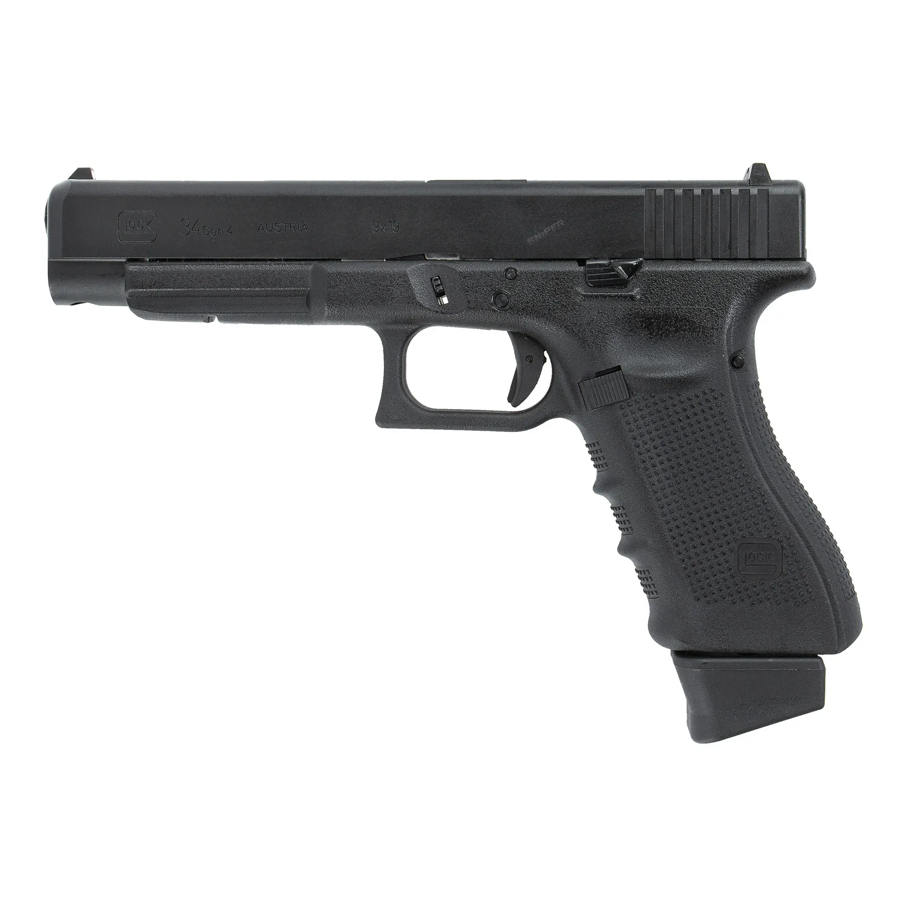 Glock 34 Gen 4 Deluxe CO2 GBB Softair Pistole