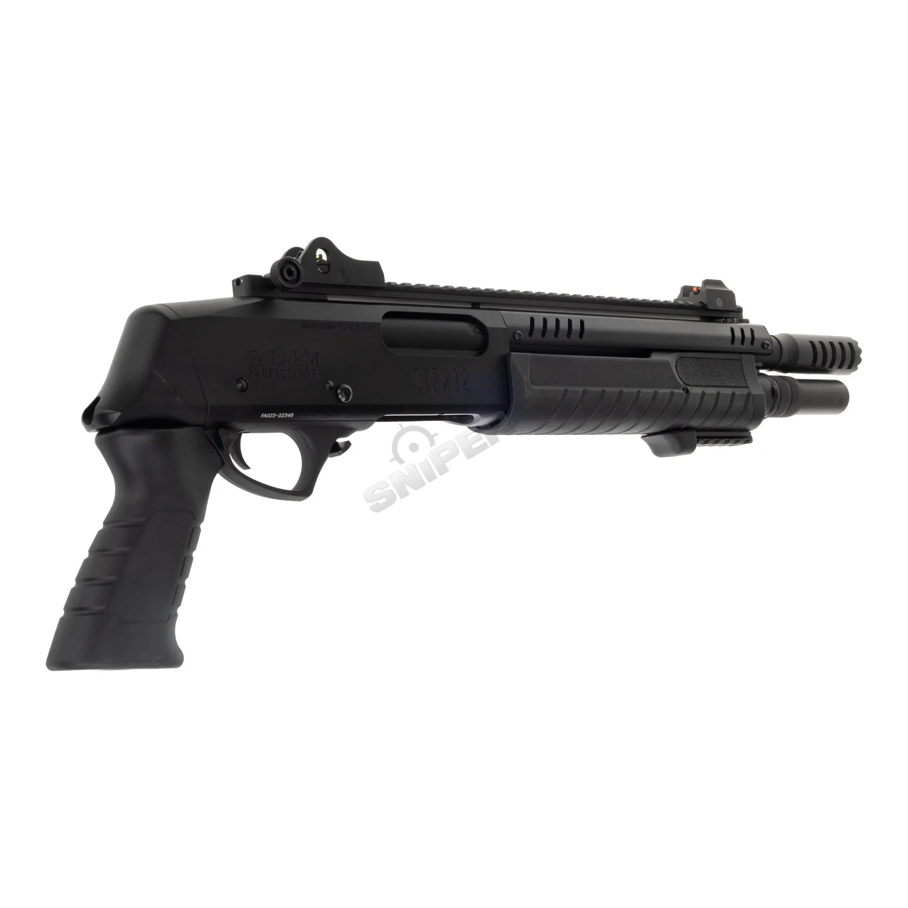 Fabarm STF12 Short 11" Gas Pumpgun, Black