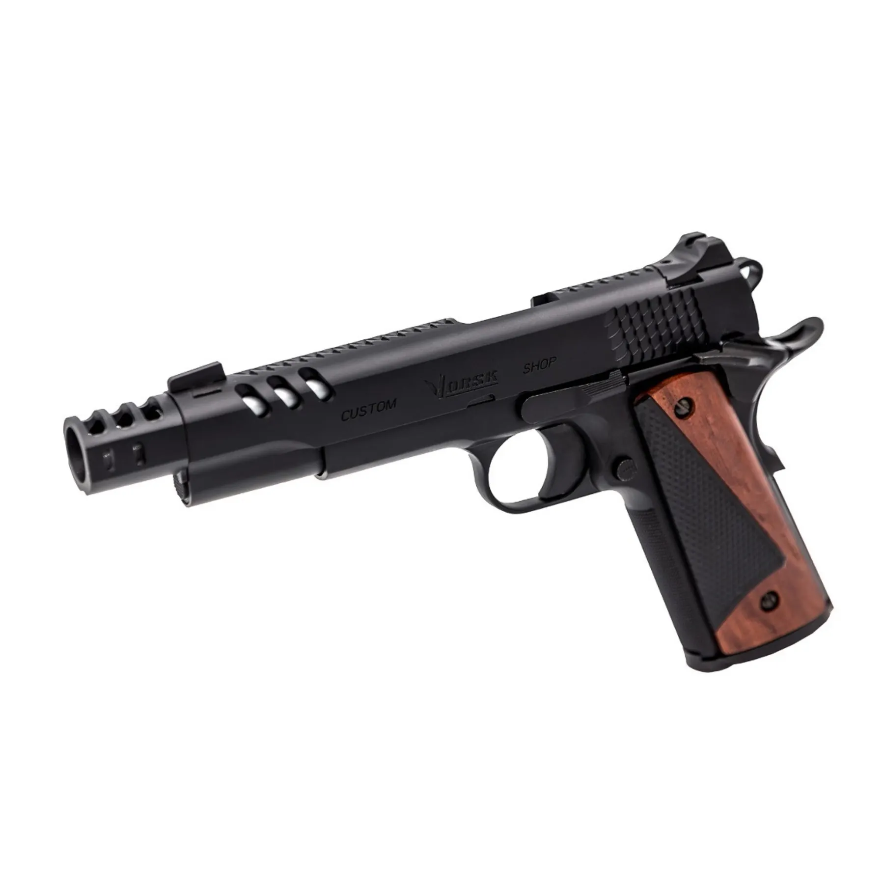 Vorsk CS Defender Pro GBB Softair Pistole, Silver Barrel