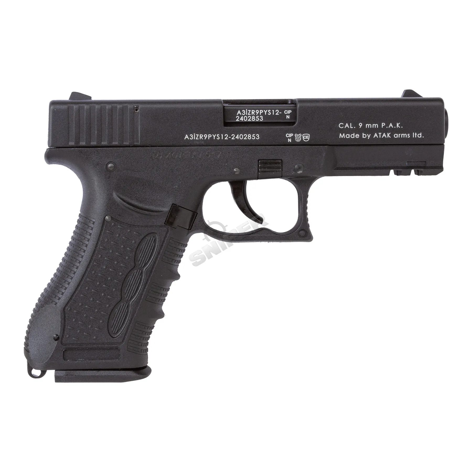 Zoraki 917 9mm P.A.K. Schreckschusspistole, Black