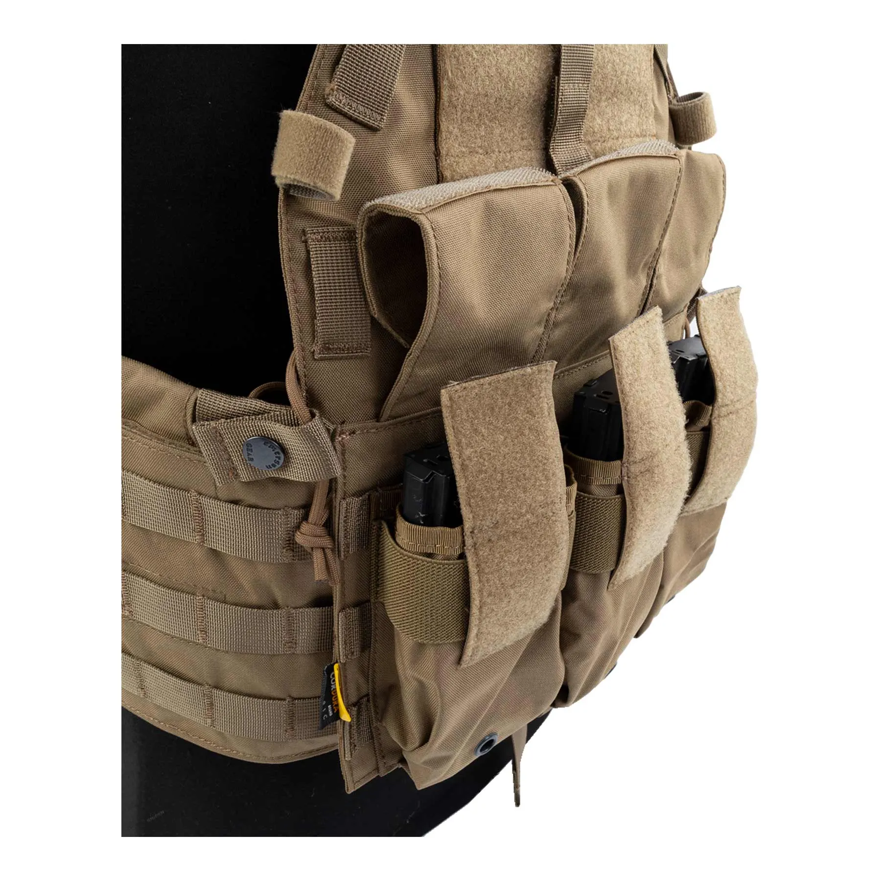 Taktische Plattenträger Weste, Coyote Brown