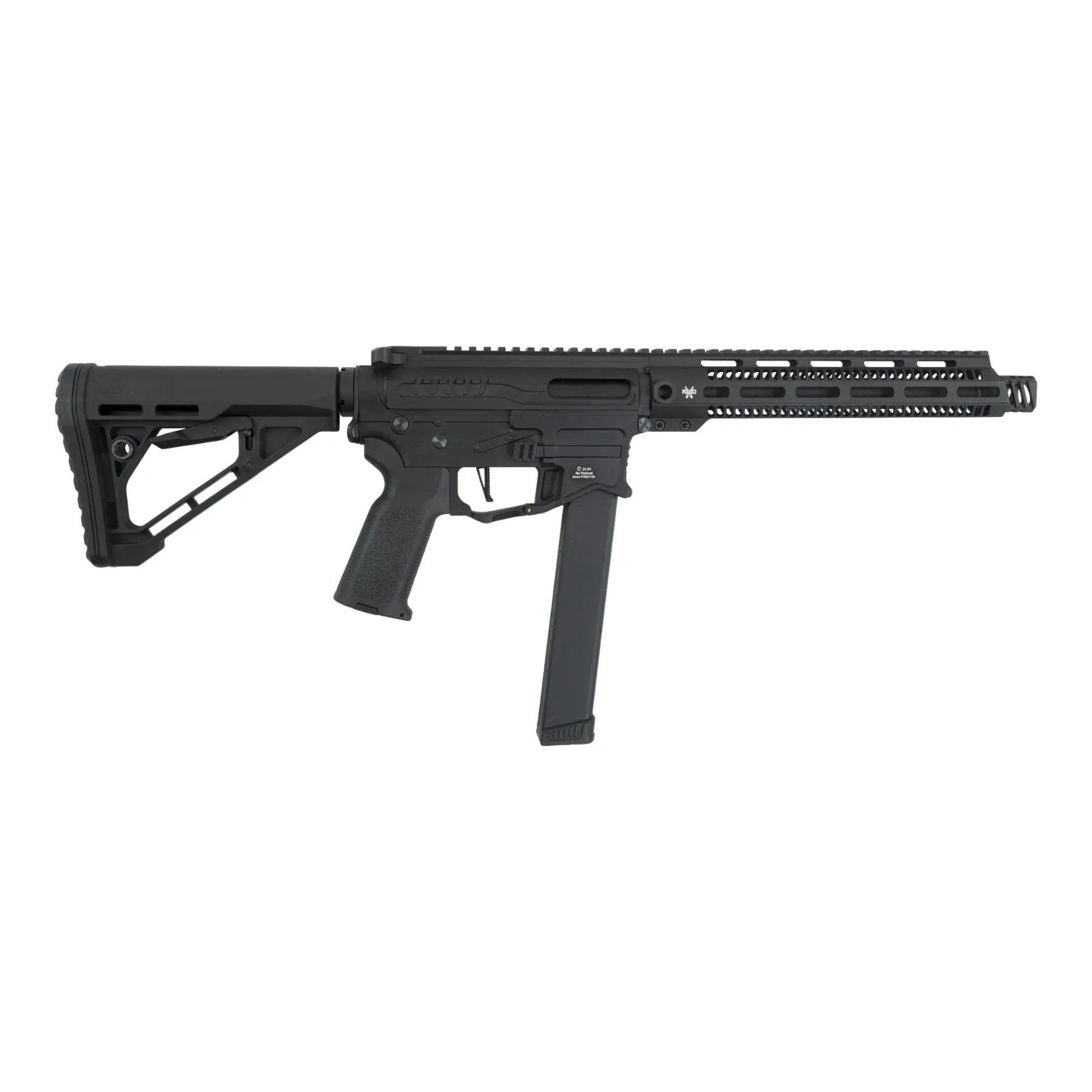 Zion Arms PW9 M-Lok 10" (S)AEG, Black