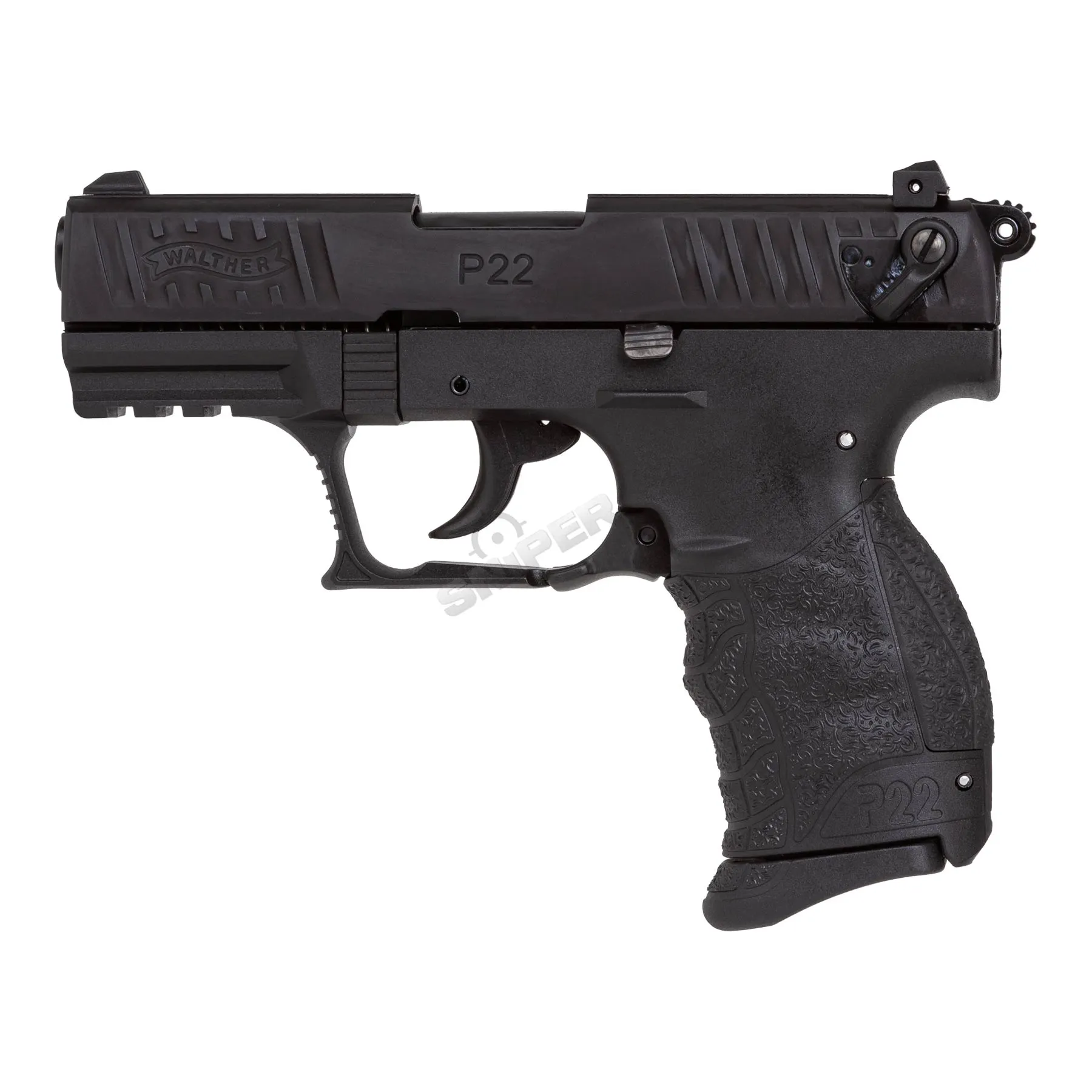 Walther P22Q 9mm P.A.K. Schreckschusspistole R2D-Kit, Black