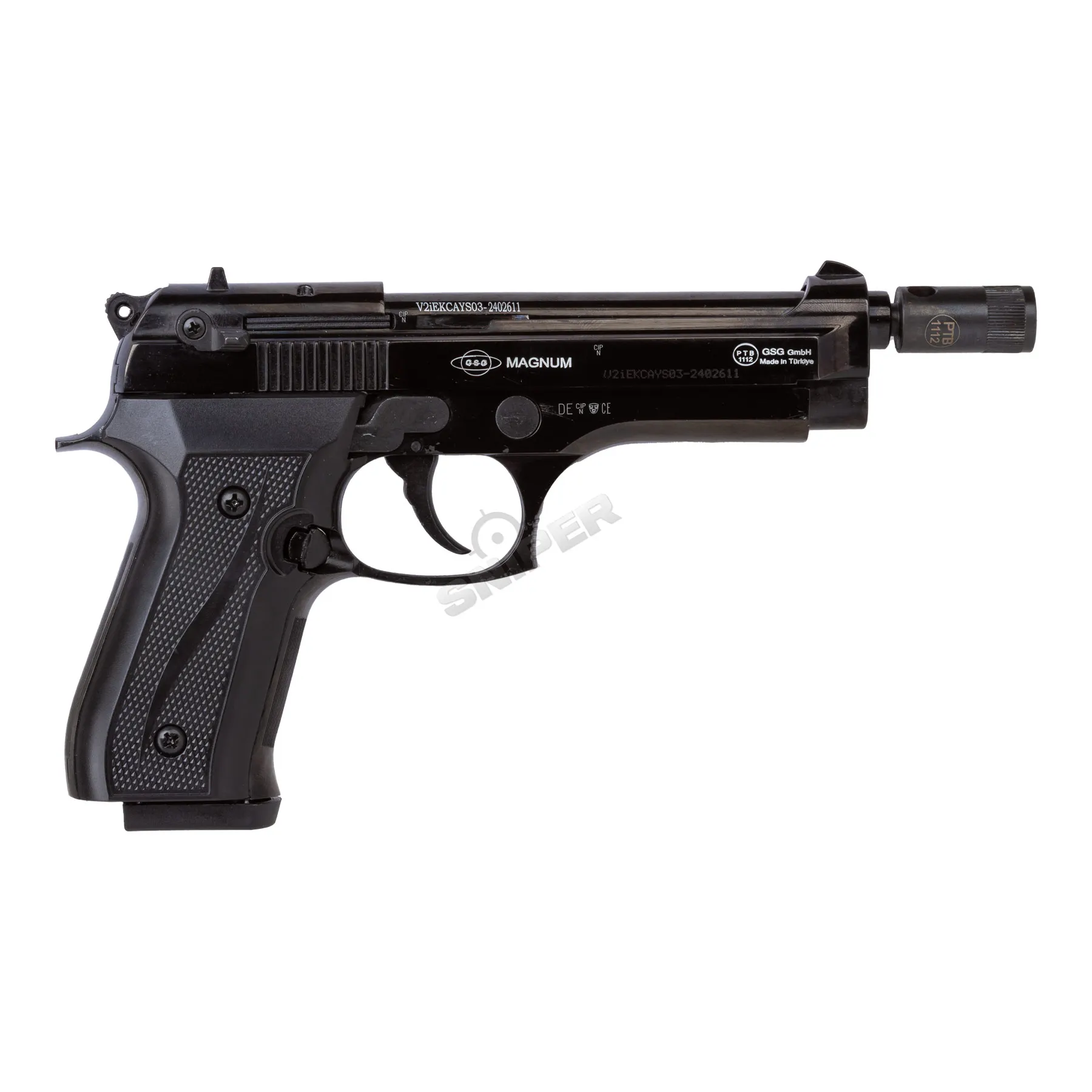 EKOL Firat 9mm P.A.K. Schreckschusspistole, Black