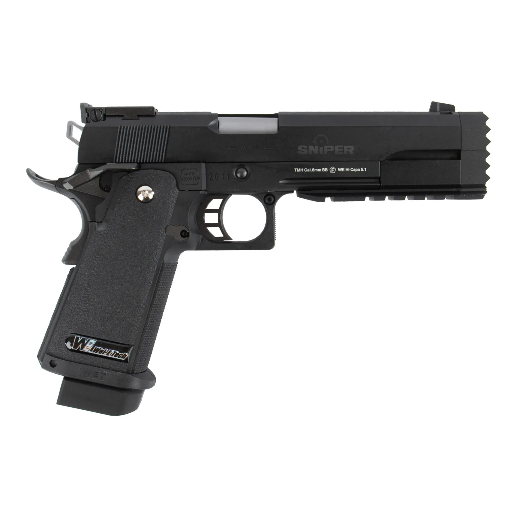 WE Hi-Capa 5.2 R Full Metal GBB Softair Pistole