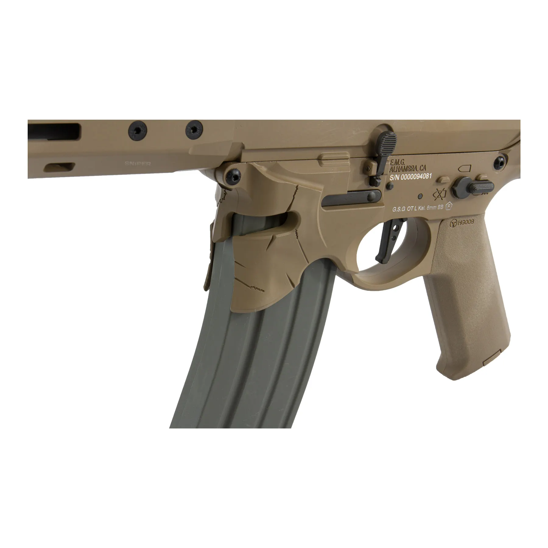 Ares Limited OverThrow Advanced M4 16"L Dark Earth Ares Limited OverThrow Advanced M4 16"L Dark Earth