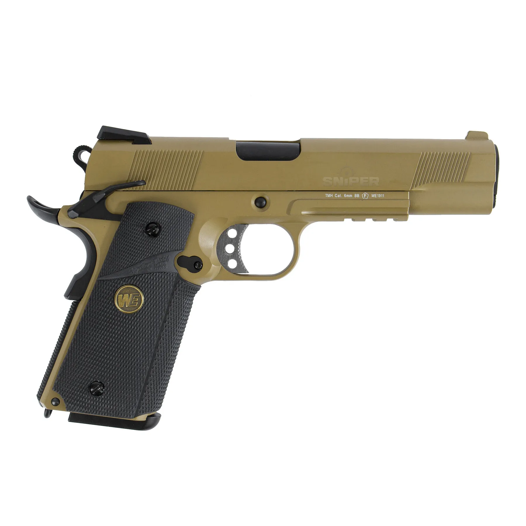 WE M1911 MEU Tactical Full Metal Desert GBB Softair