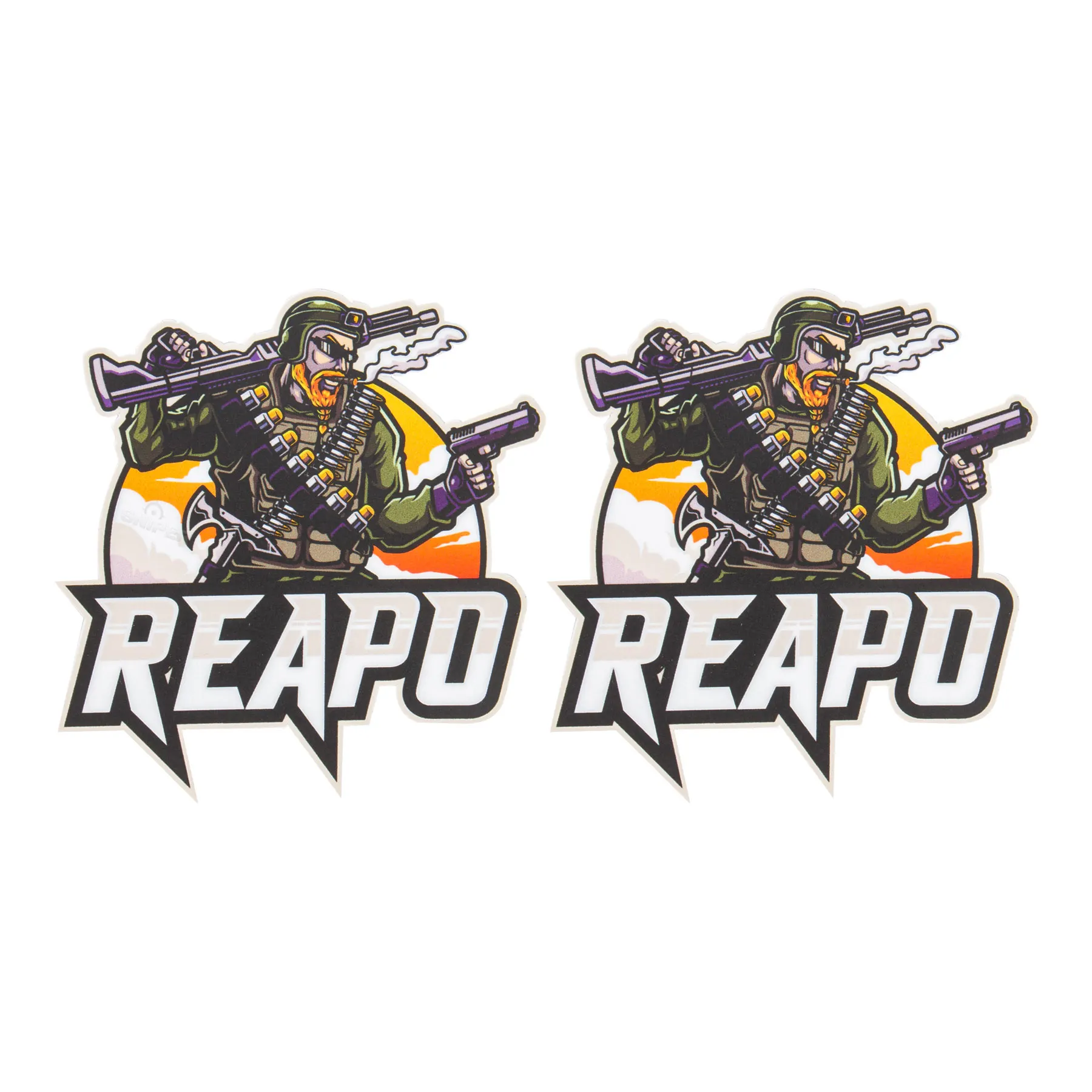 REAPO Airsoft Aufkleber, 7,5cm 2er Pack