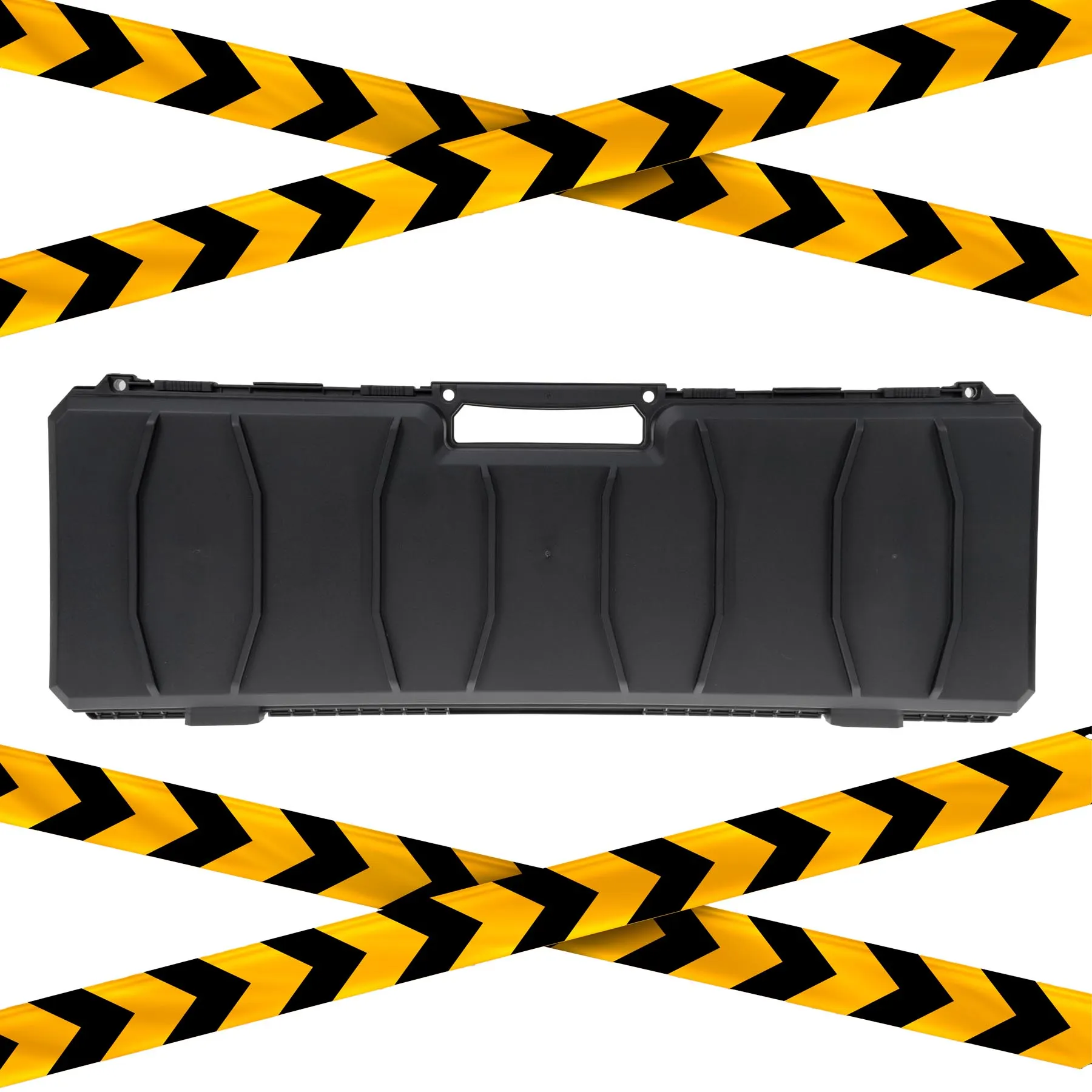 B-Ware Reapo Wavefoam Waffenkoffer 100x35cm, Black