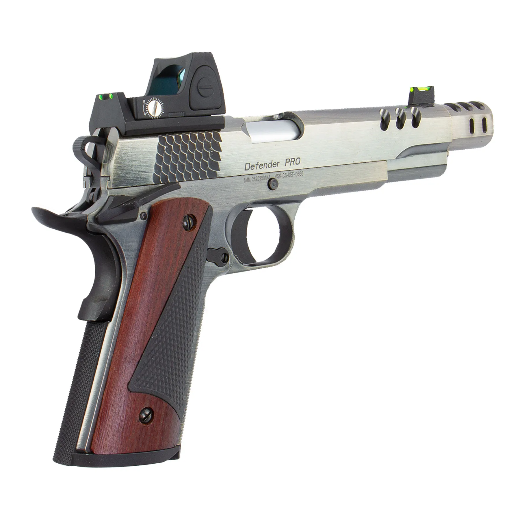 Vorsk CS Defender Pro MEU GBB BDS, Brushed Aluminium