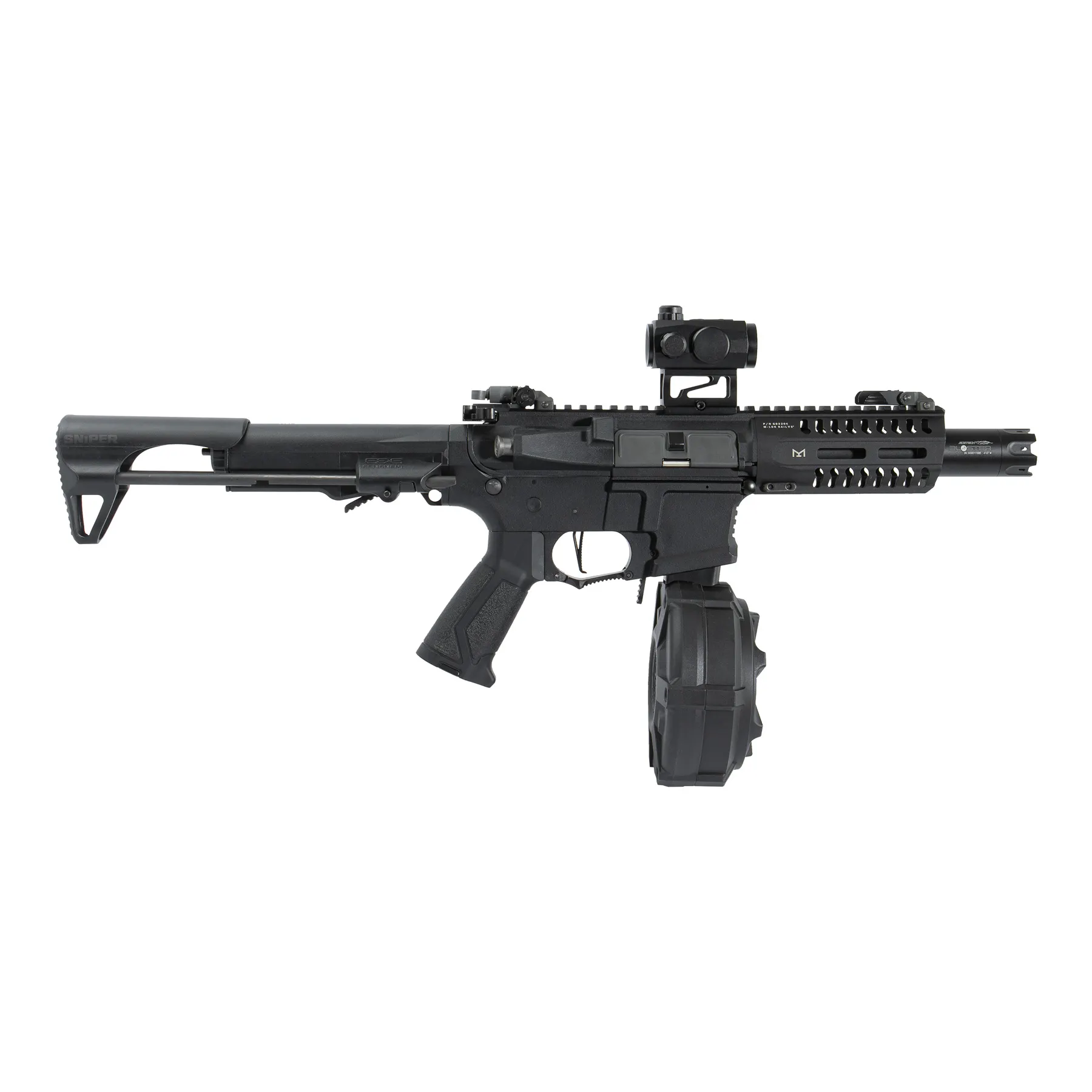 Prep my Airsoft - ARP 9 ETU < 0,5 Joule, AEG Softair Gewehr, Black