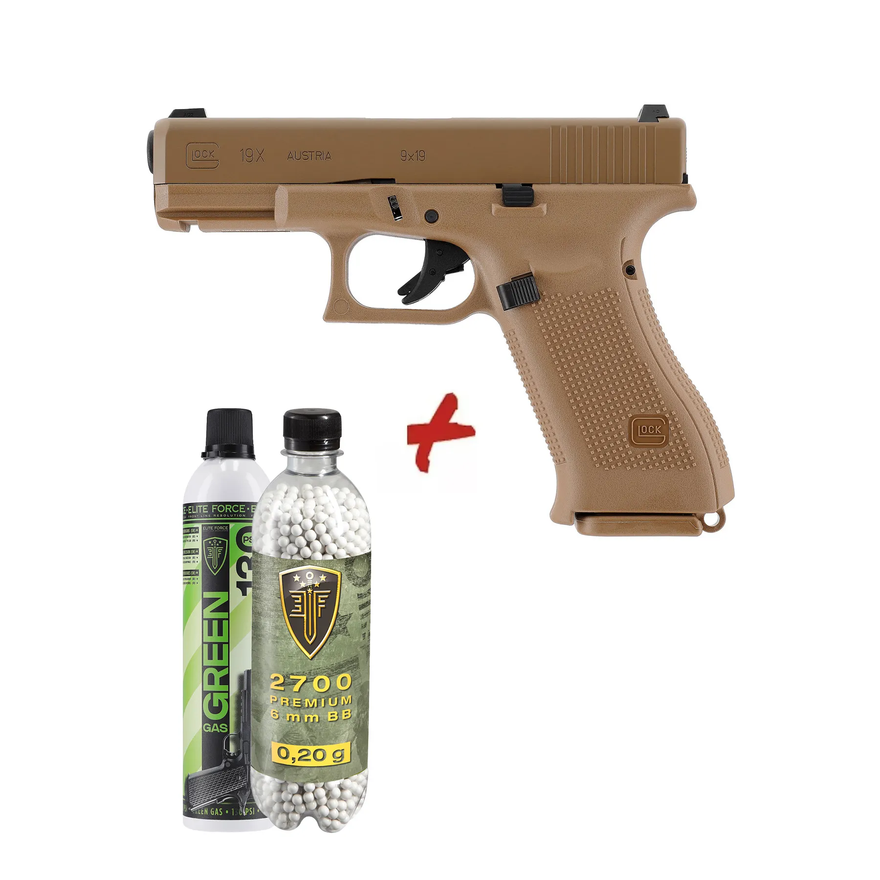 Glock Deal - Glock 19X Tan GBB Softair Pistole