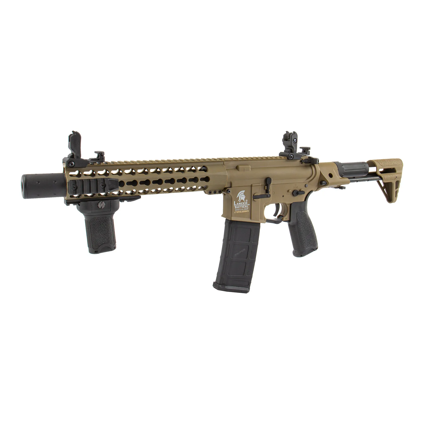 M4 Gen.2 w/ Silencer ETU+MOSFET (S)AEG, Tan