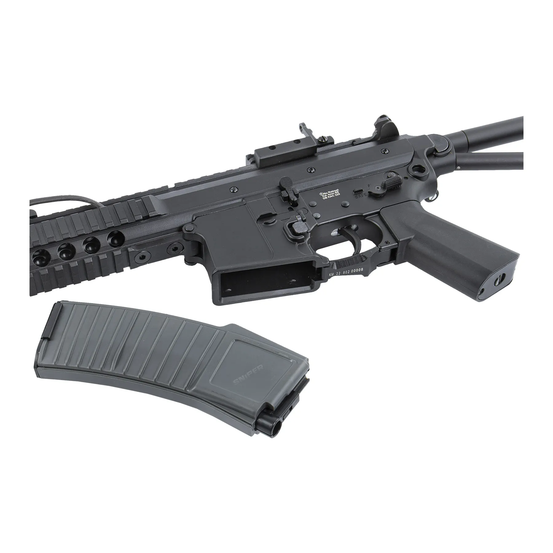 KAC PDW Full Metal (S)AEG, Black