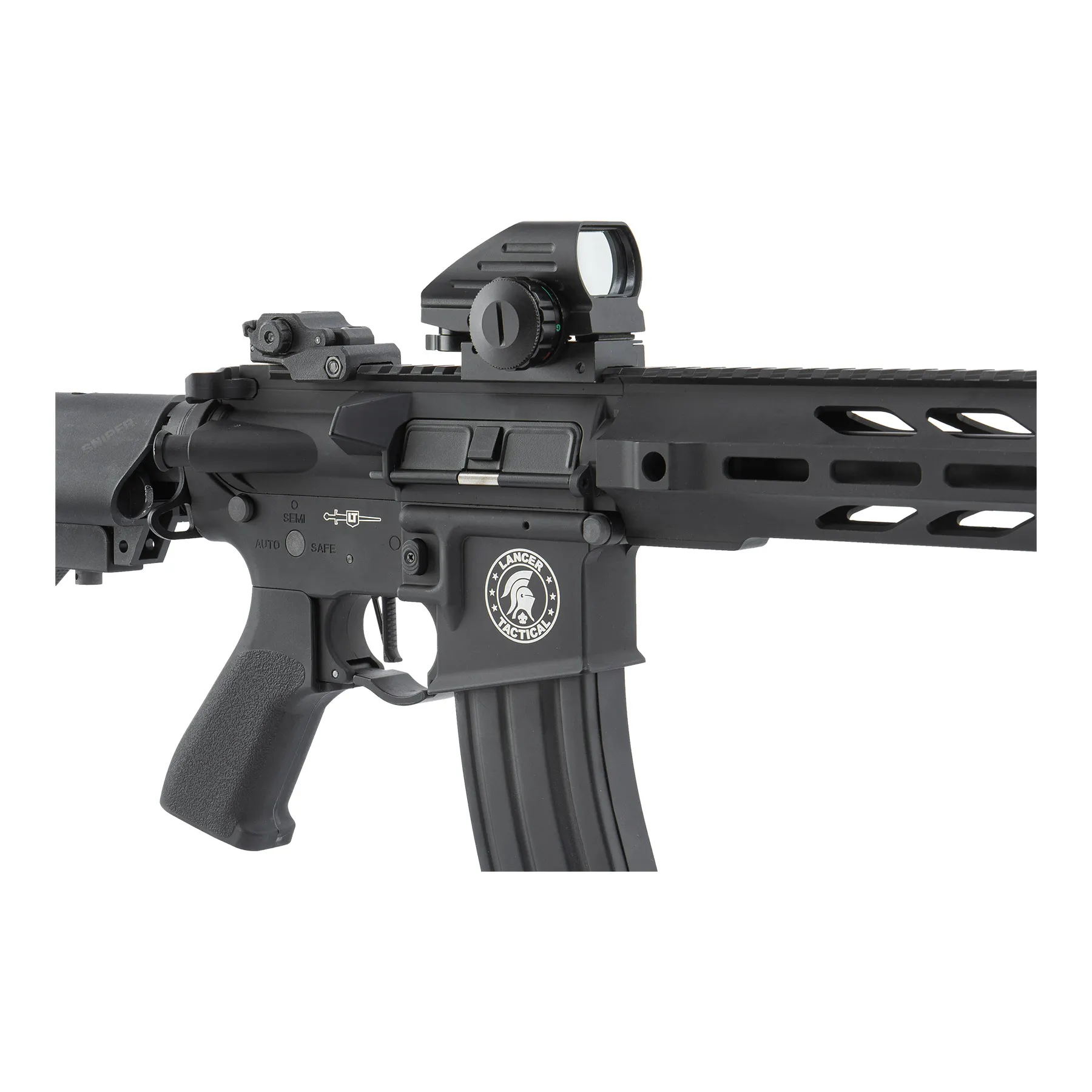 Interceptor Hybrid 10" (S)AEG w/ Reflex Sight, Black