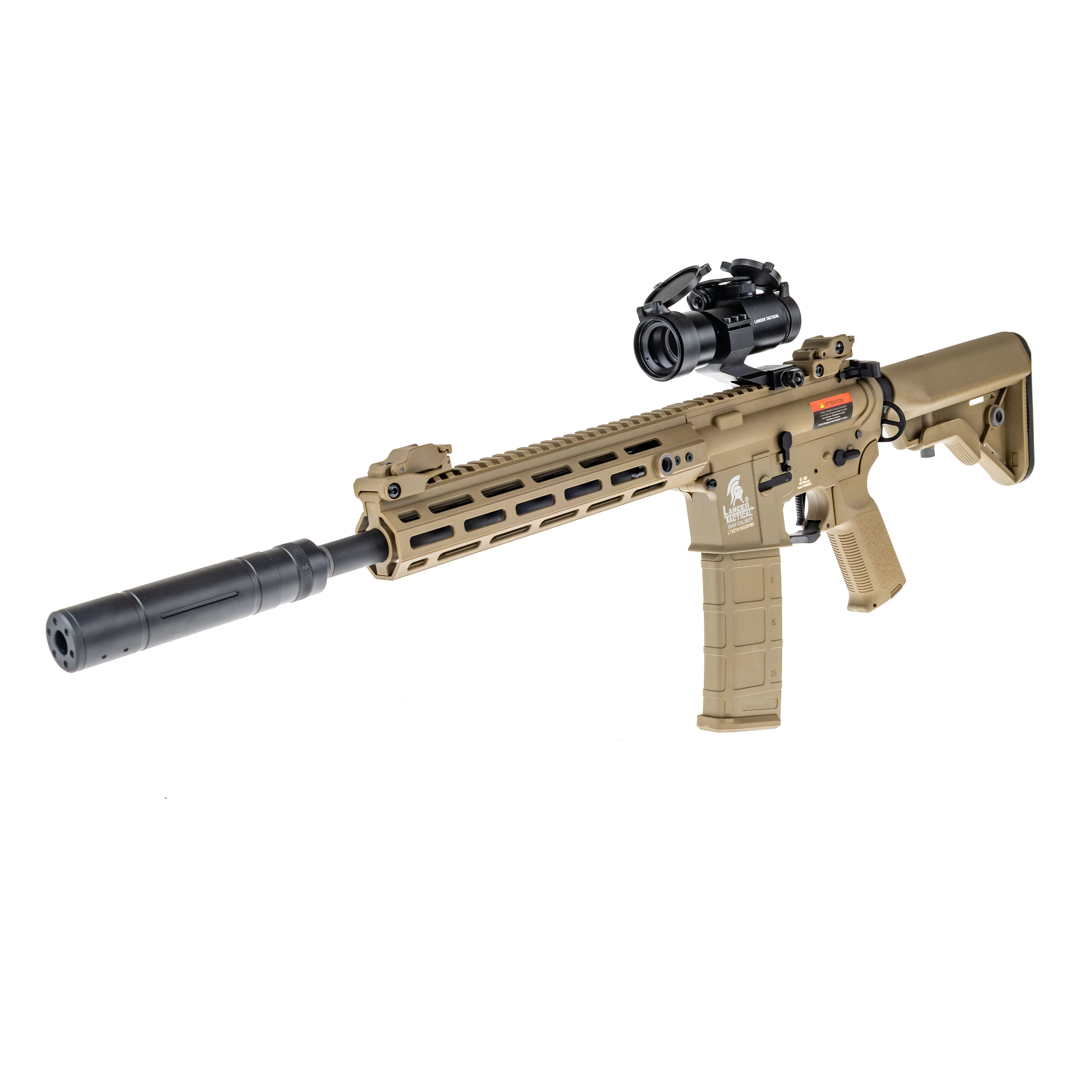 Prep My Airsoft - Lancer Hellion M-Lock 10" Gen 3 w/ Nebula ETU (S)AEG, Dark Earth Prep My Airsoft - Lancer Hellion M-Lock 10" Gen 3 w/ Nebula ETU (S)AEG, Dark Earth