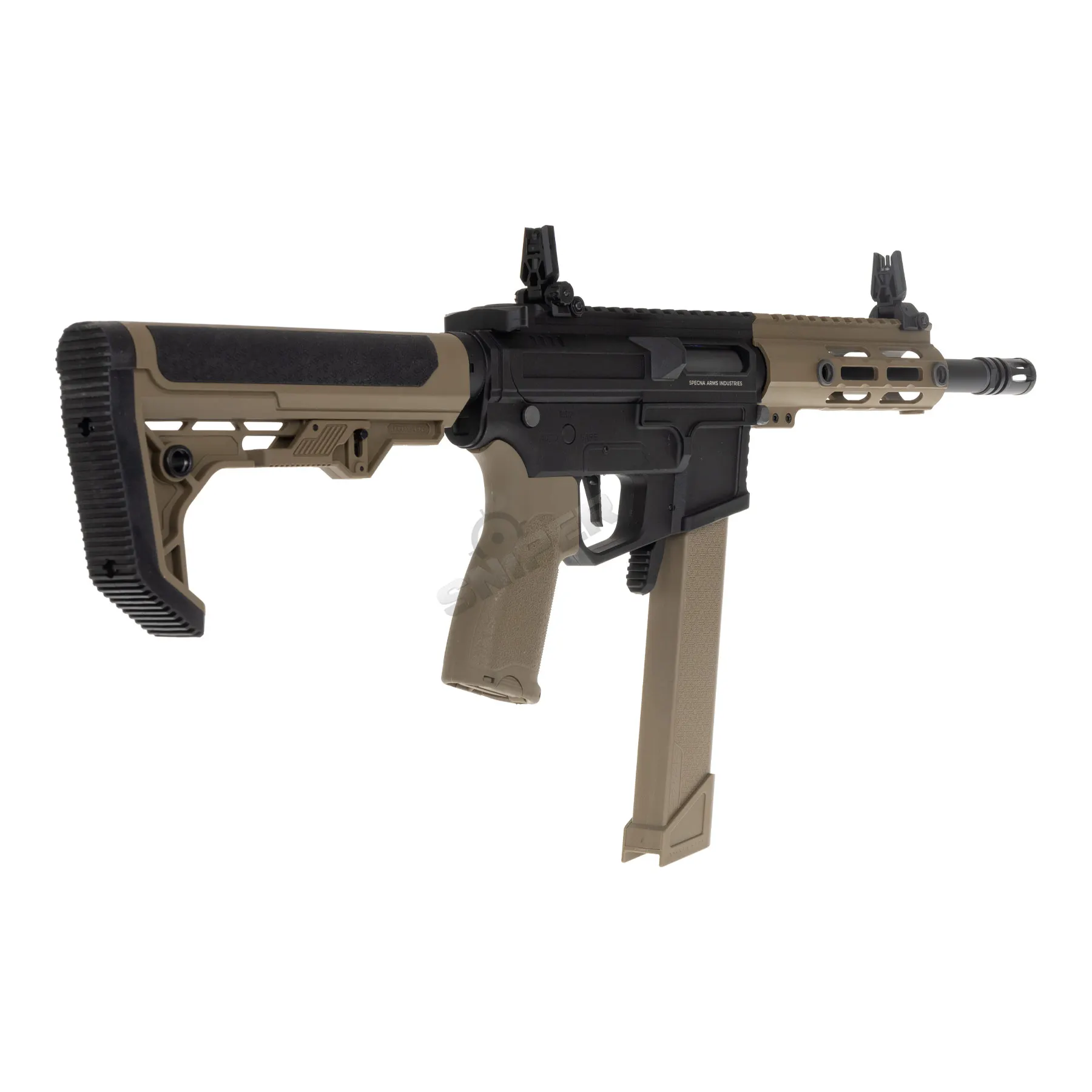 Specna Arms SA-FX01 Flex w/ HAL ETU < 0,5 Joule Softair Gewehr, Half-Tan