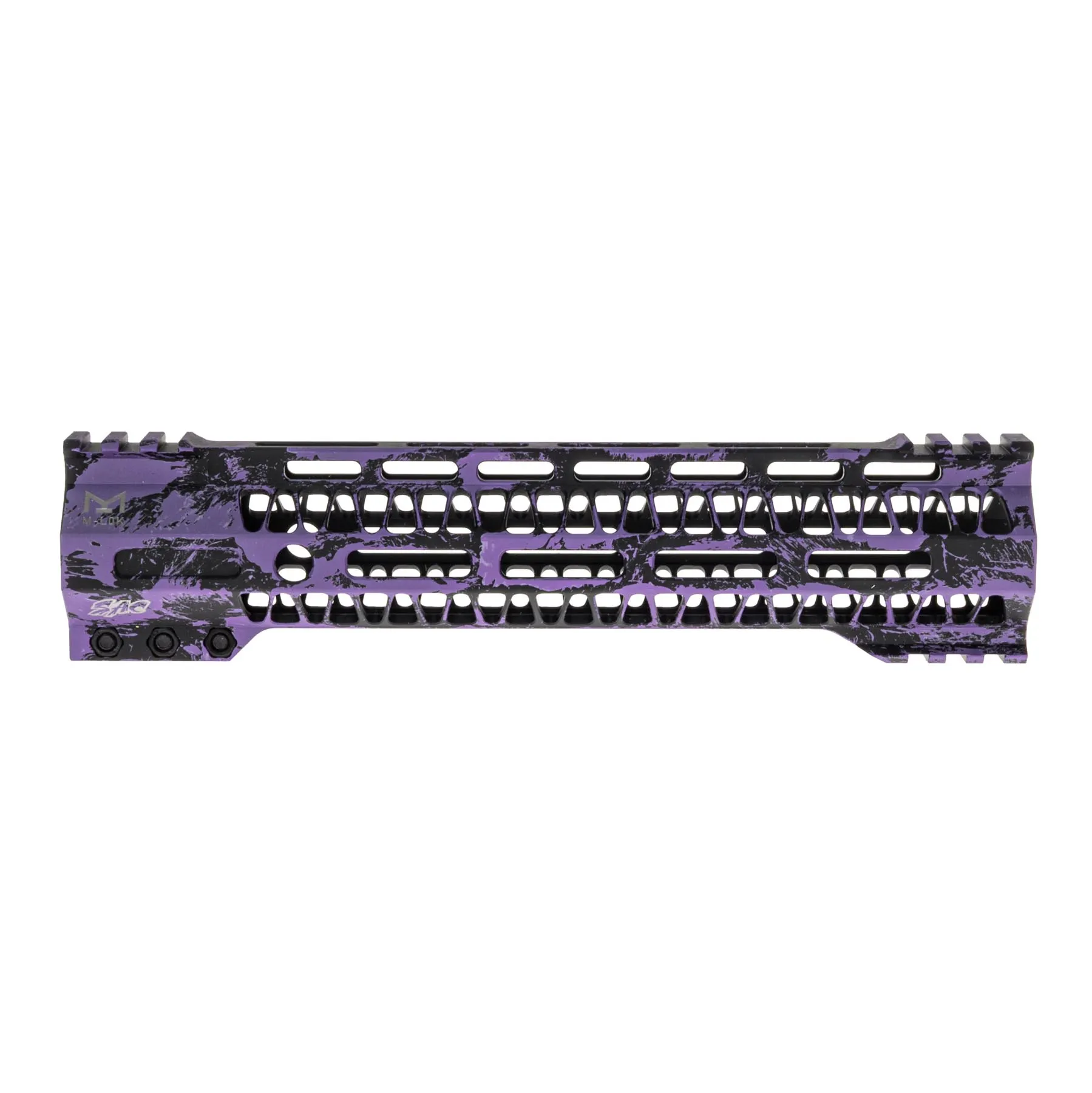 SAC Solid Receiver & Handguard Purple Splash M4
