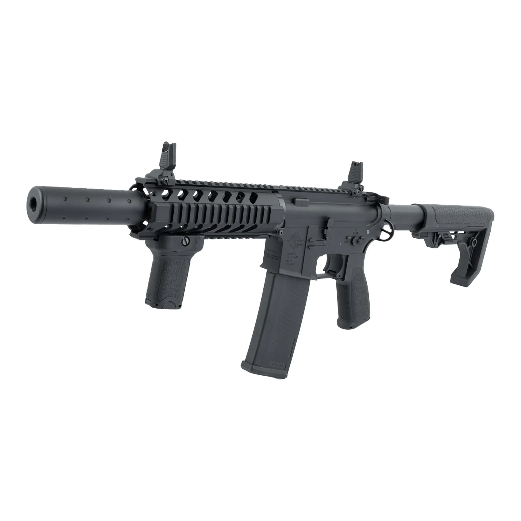 SA-E11 Edge Light Ops Stock (S)AEG, Black