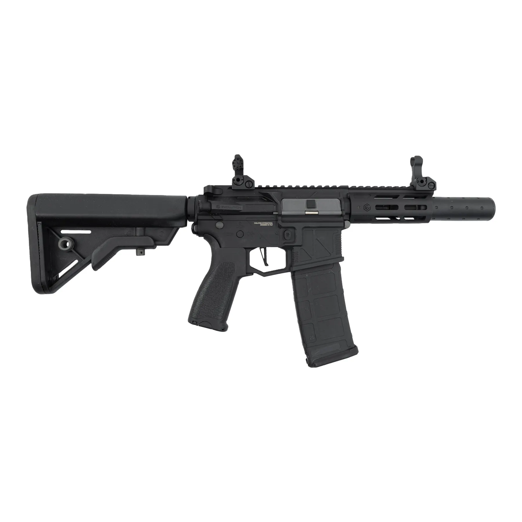 Evolution Ghost XS EMR S AEG < 0,5 Joule Softair Gewehr, Black Evolution Ghost XS EMR S (S)AEG, Black