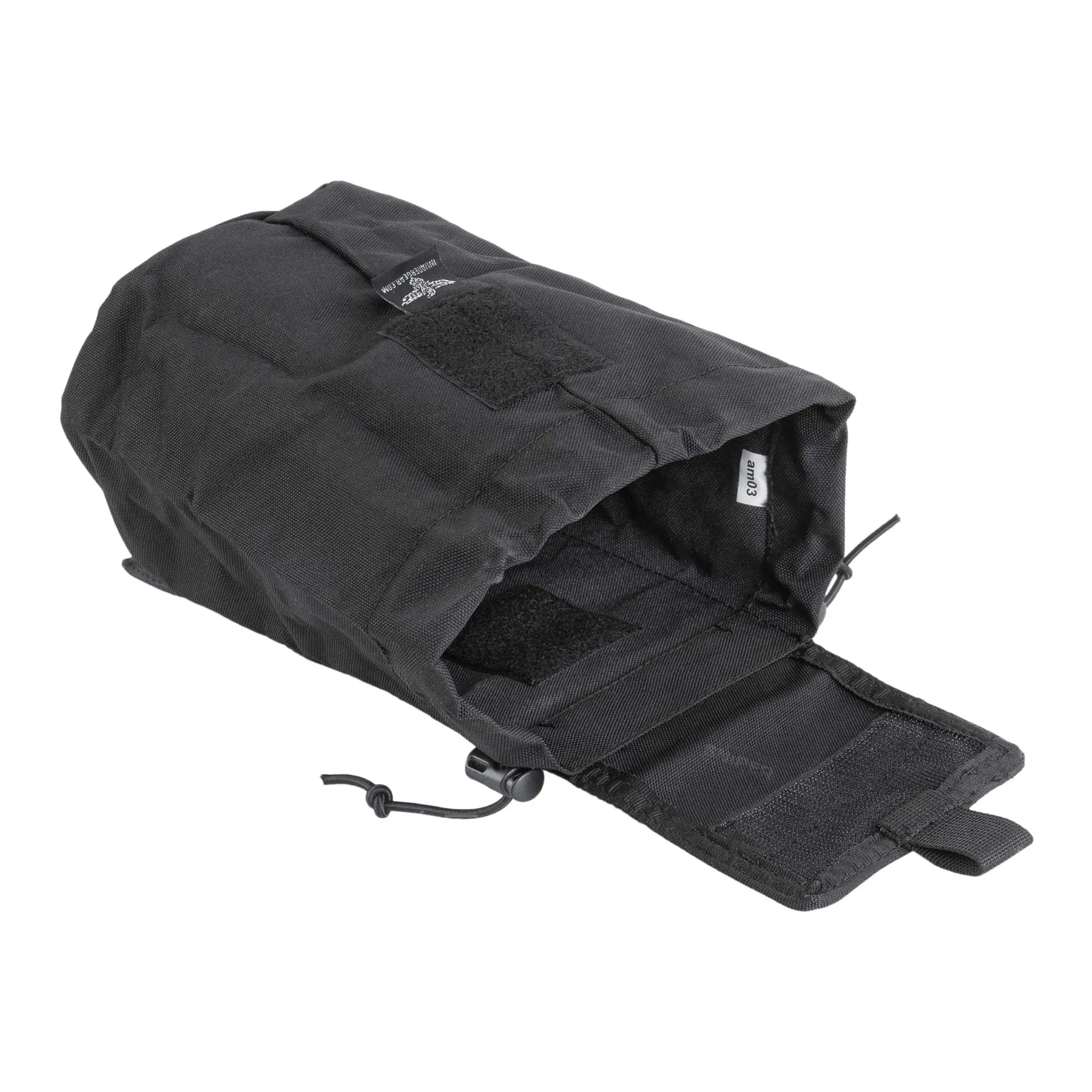 Foldable Dump Pouch, Black Foldable Dump Pouch, Black