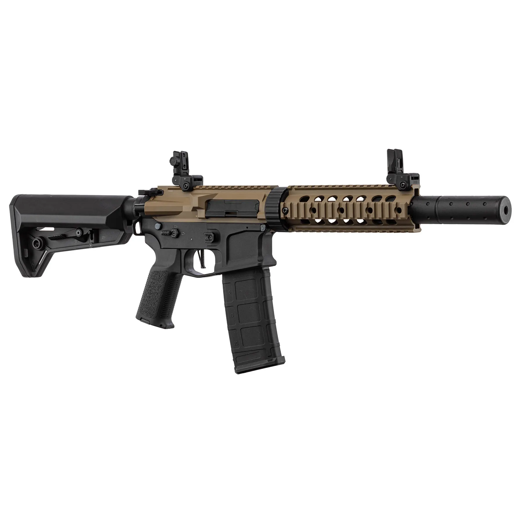 Einsteiger Set #1 - Lancer M4 SD NSR New Version w/ Nebula ETU (S)AEG, Tan