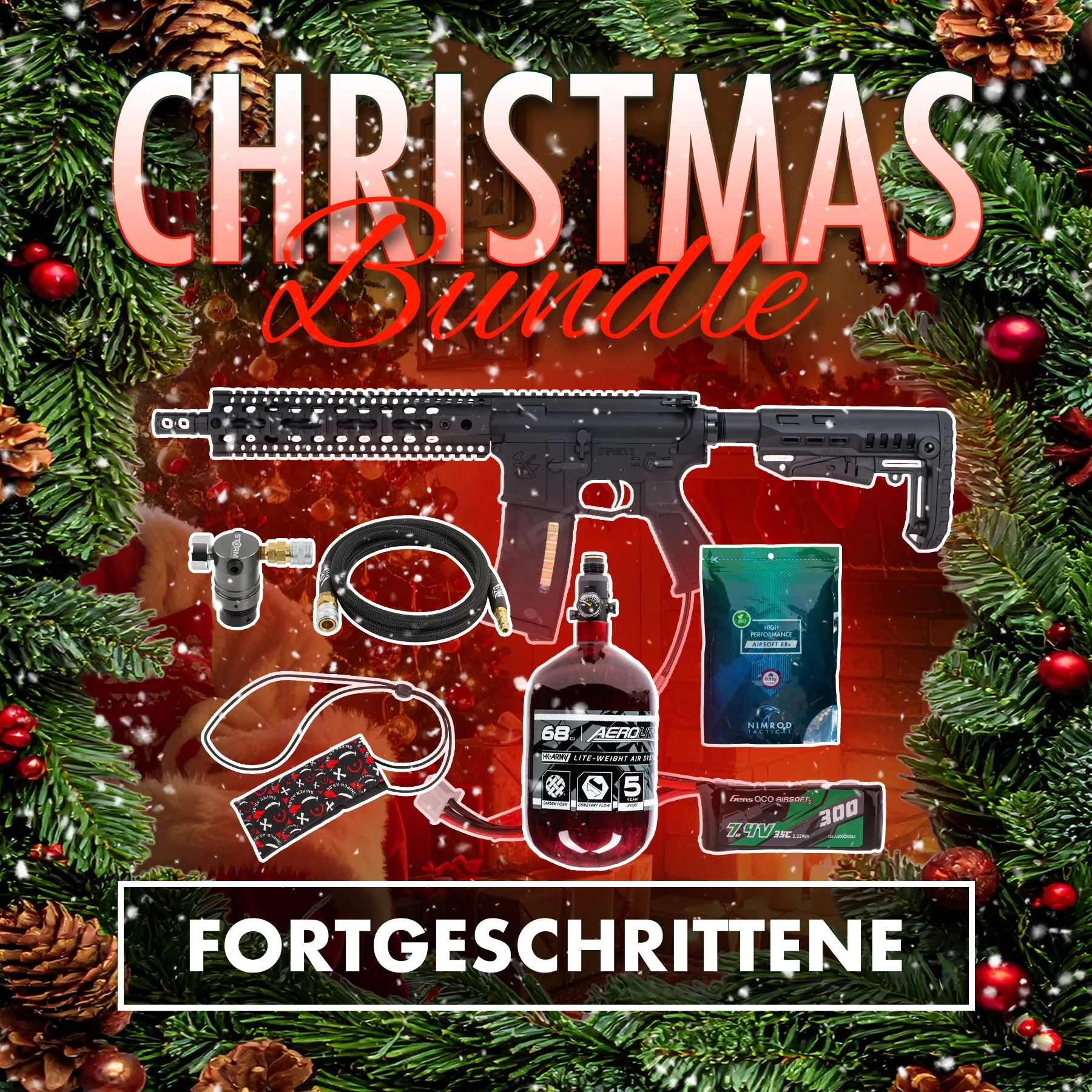 Christmas-Bundle - MTW Forged 10" Tactical Inferno Edition Gen. 3, Black