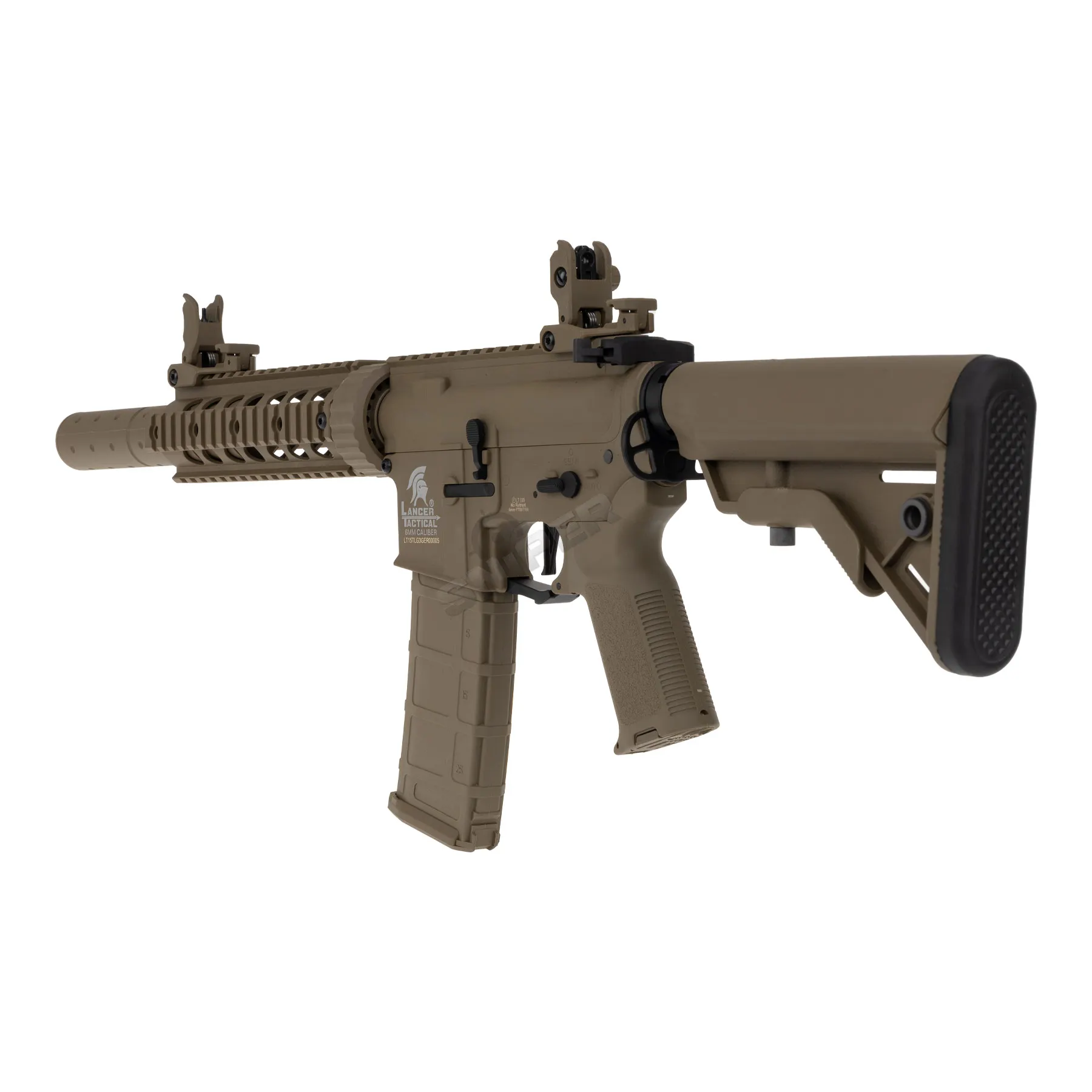 Einsteiger Set #2 - Lancer M4 SD w/ Nebula ETU (S)AEG, Tan Einsteiger Set #1 - Lancer M4 SD w/ Nebula ETU (S)AEG, Tan