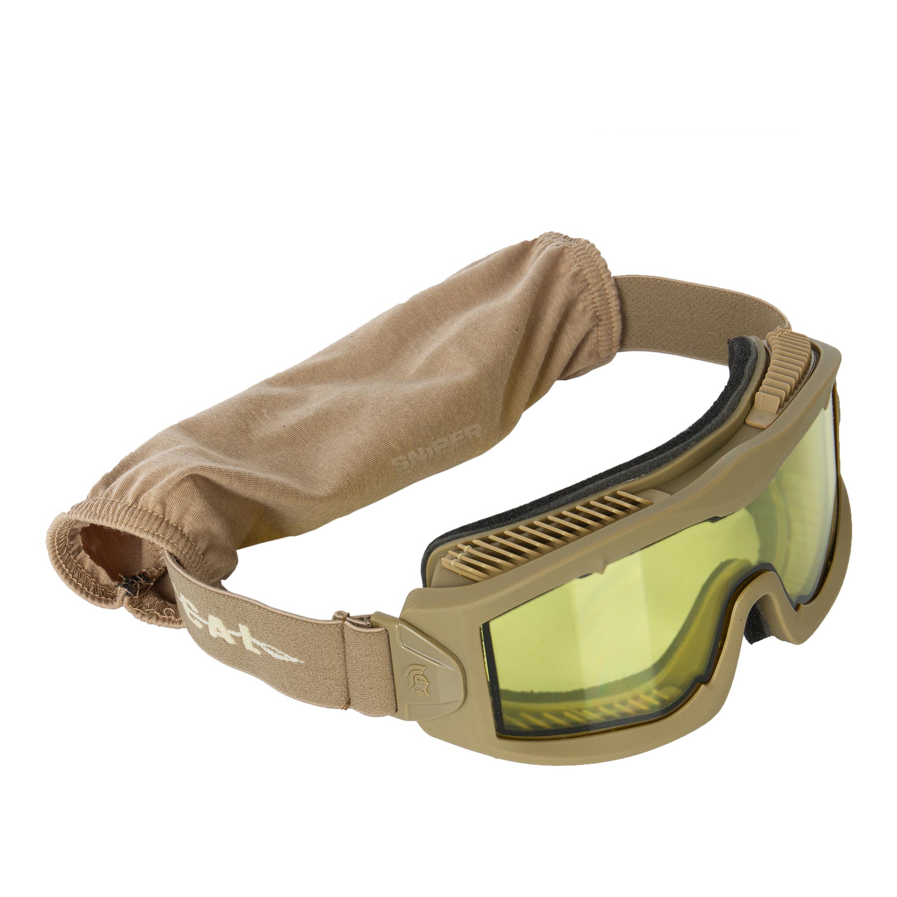 Aero Thermal Series Mask, Tan/Yellow