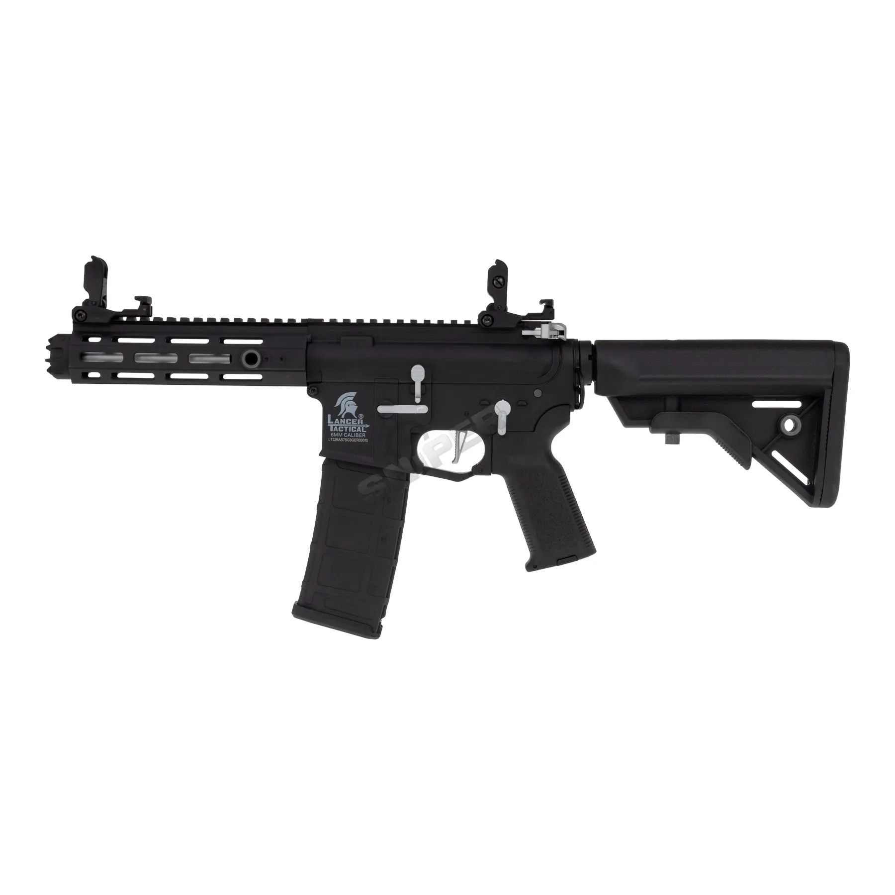 Einsteiger Set #2 - Lancer LT-34 Hellion w/ Nebula ETU (S)AEG, Black/Silver Lancer LT-34 Hellion w/ Nebula ETU (S)AEG, Black/Silver