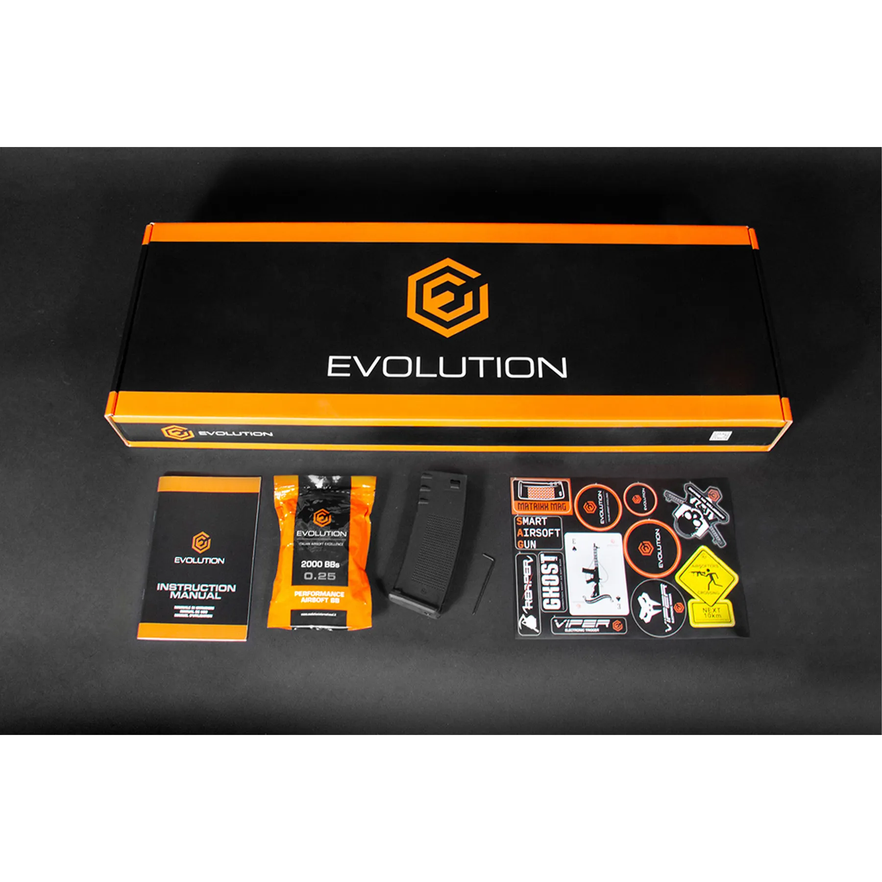 Evolution Ghost 3.0 Viper Silent Ops M < 0,5 Joule Softair, Black