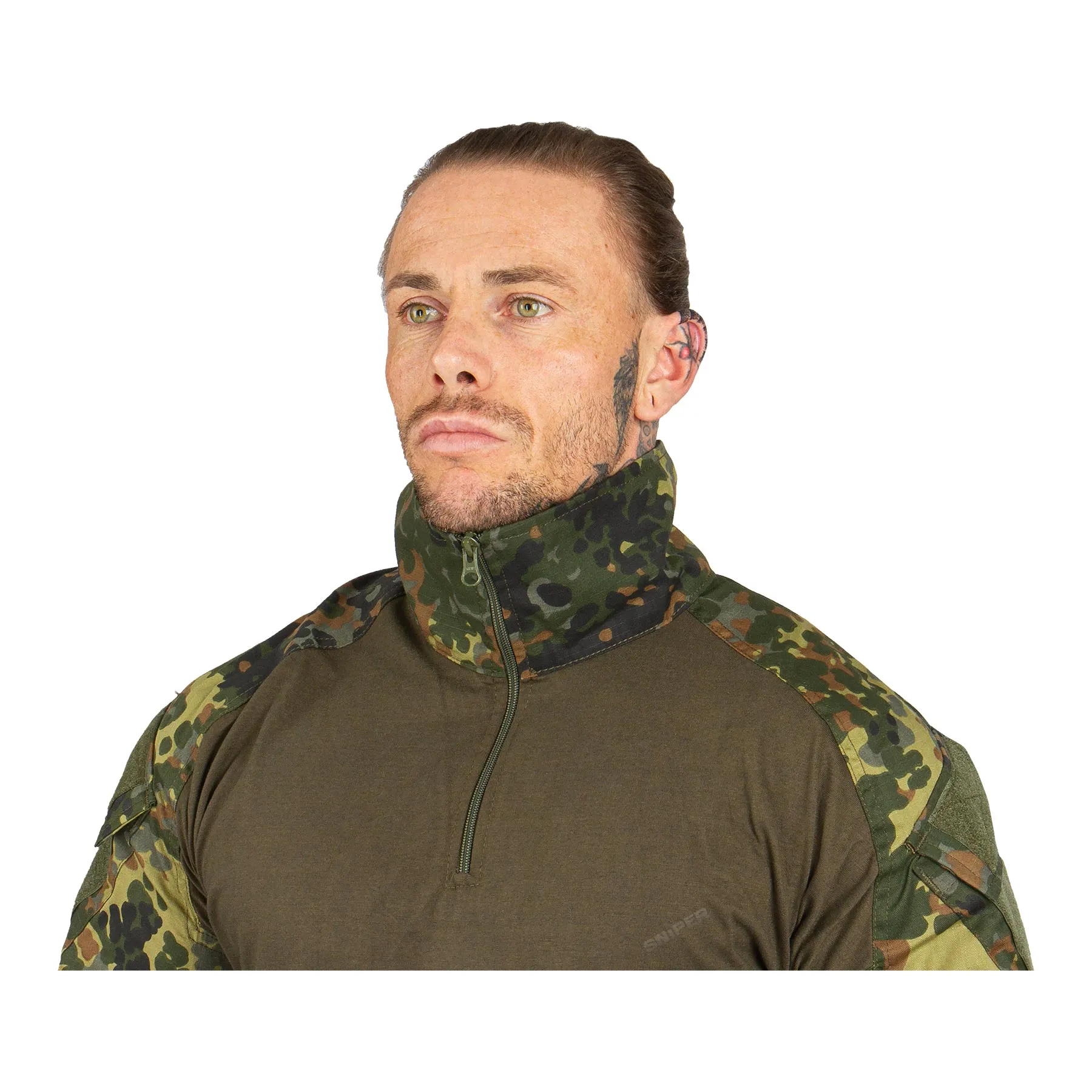 Invader Gear Combat Shirt, Flecktarn 3XL