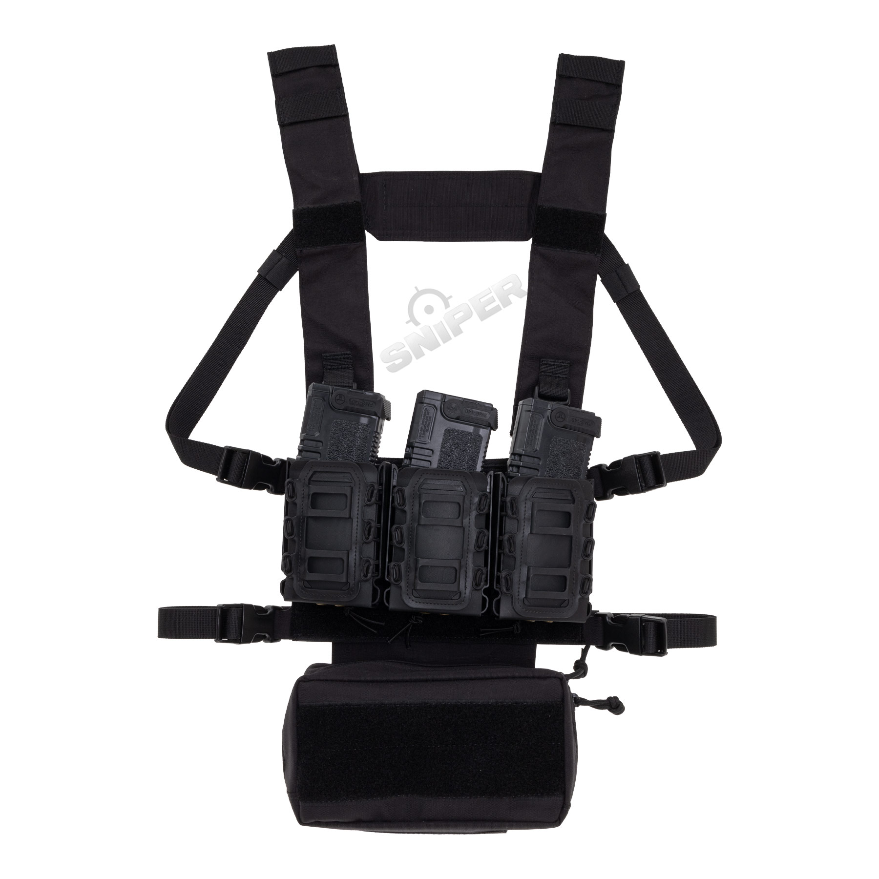 Reapo Laser-Cut Chest Rig, Black