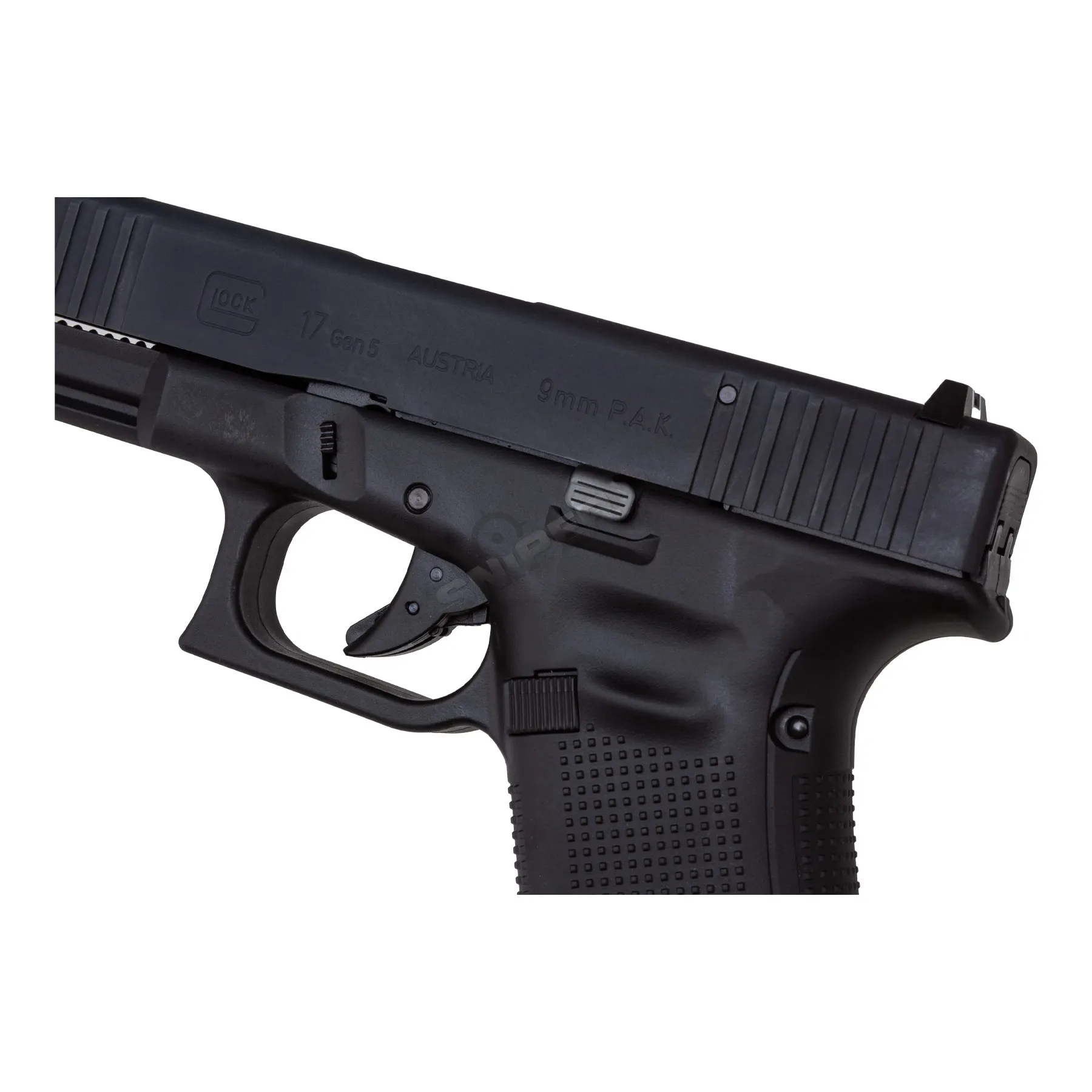 Silvester Bundle #2 Glock 17 Gen 5 9mm P.A.K Schreckschusspistole, Black