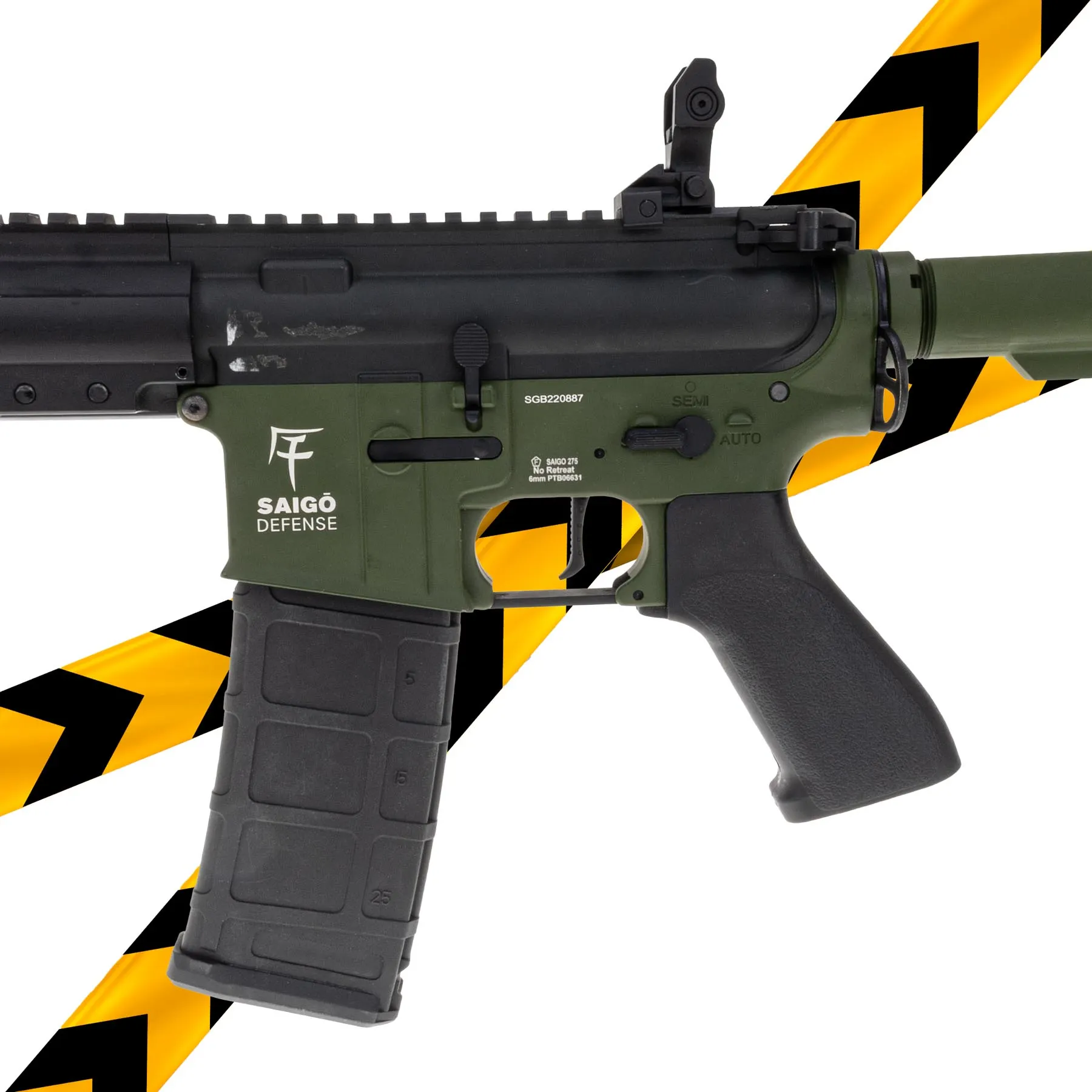 B-Ware Saigo Defense Bushido Yu ETU M4 (S)AEG, OD