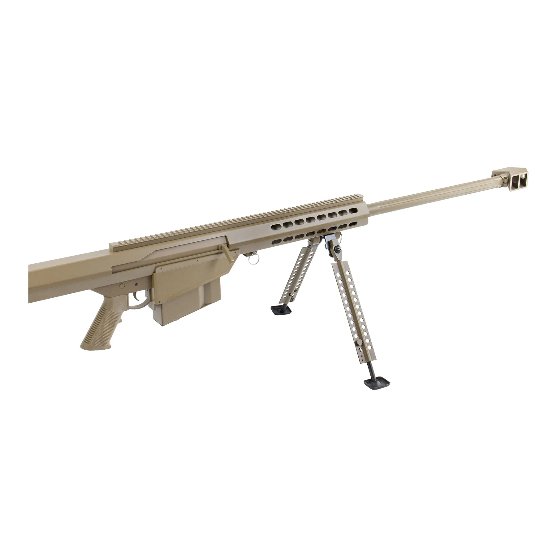 Barrett M82 Scharfschützengewehr w/ Bipod (S)AEG, Tan
