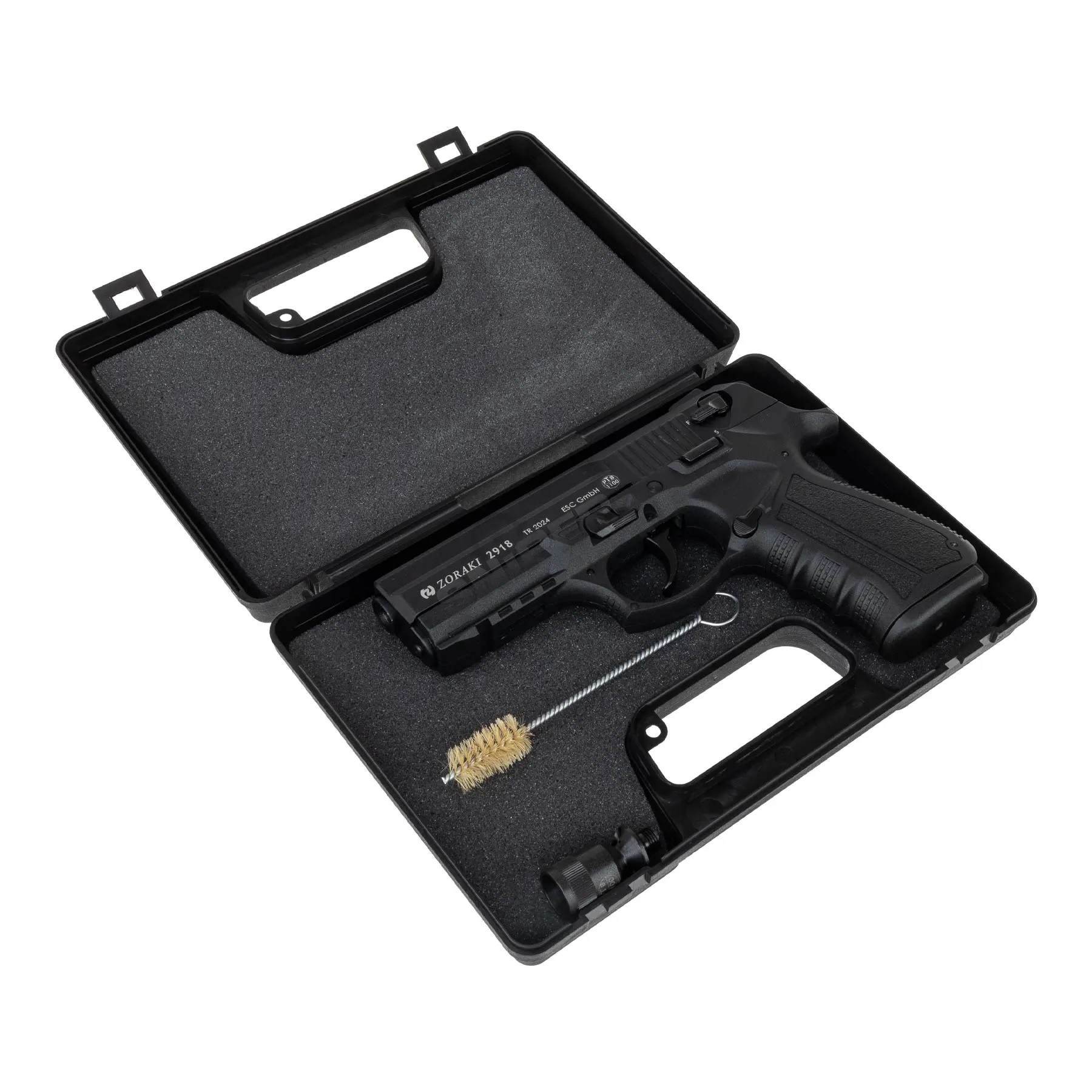 Zoraki 2-918 9mm P.A.K. Schreckschusspistole, Black Silvester Bundle #1 Zoraki 2-918 9mm P.A.K. Schreckschusspistole, Black