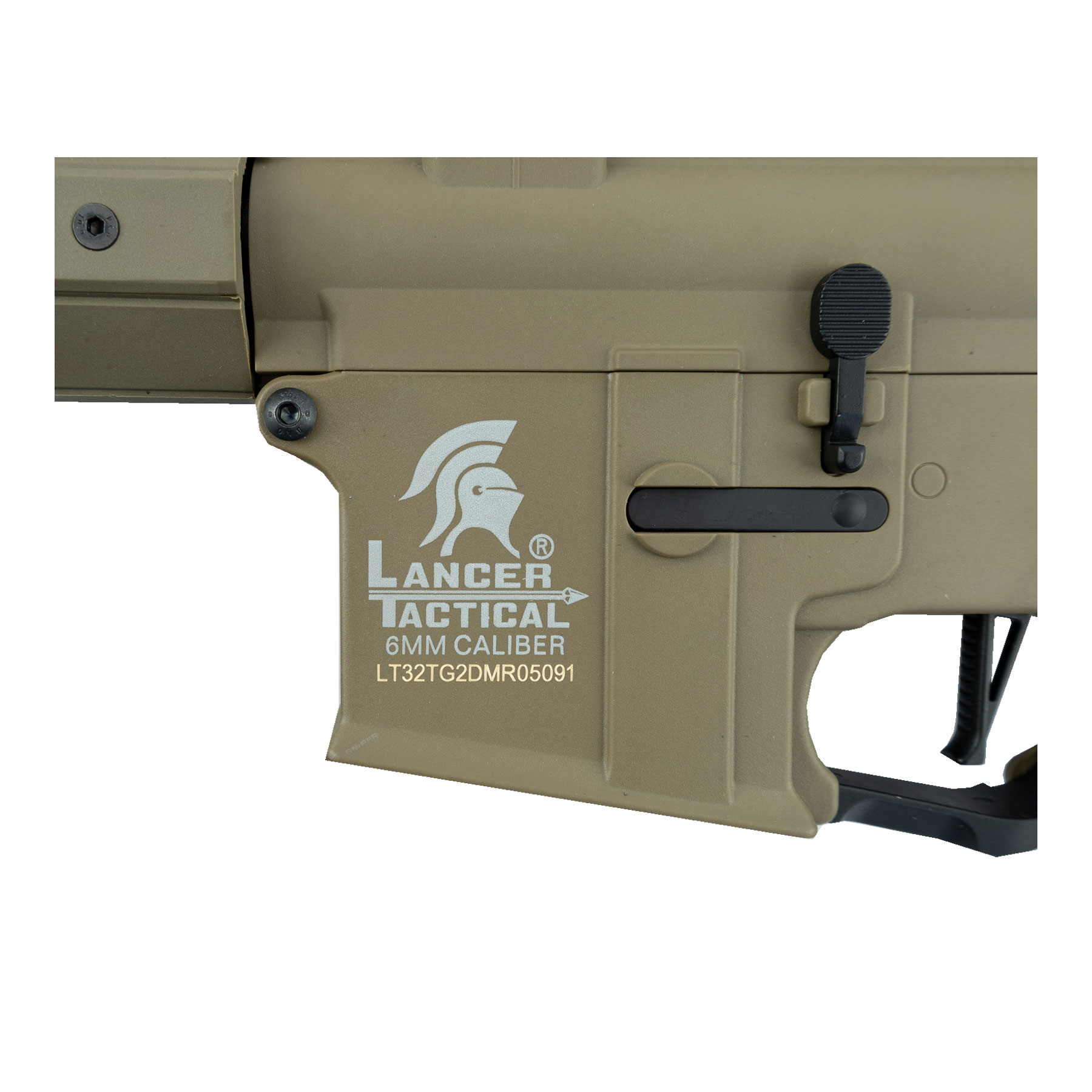 Einsteiger Set #3 - LT-32 DMR w/ Scope & Bipod (S)AEG, Tan