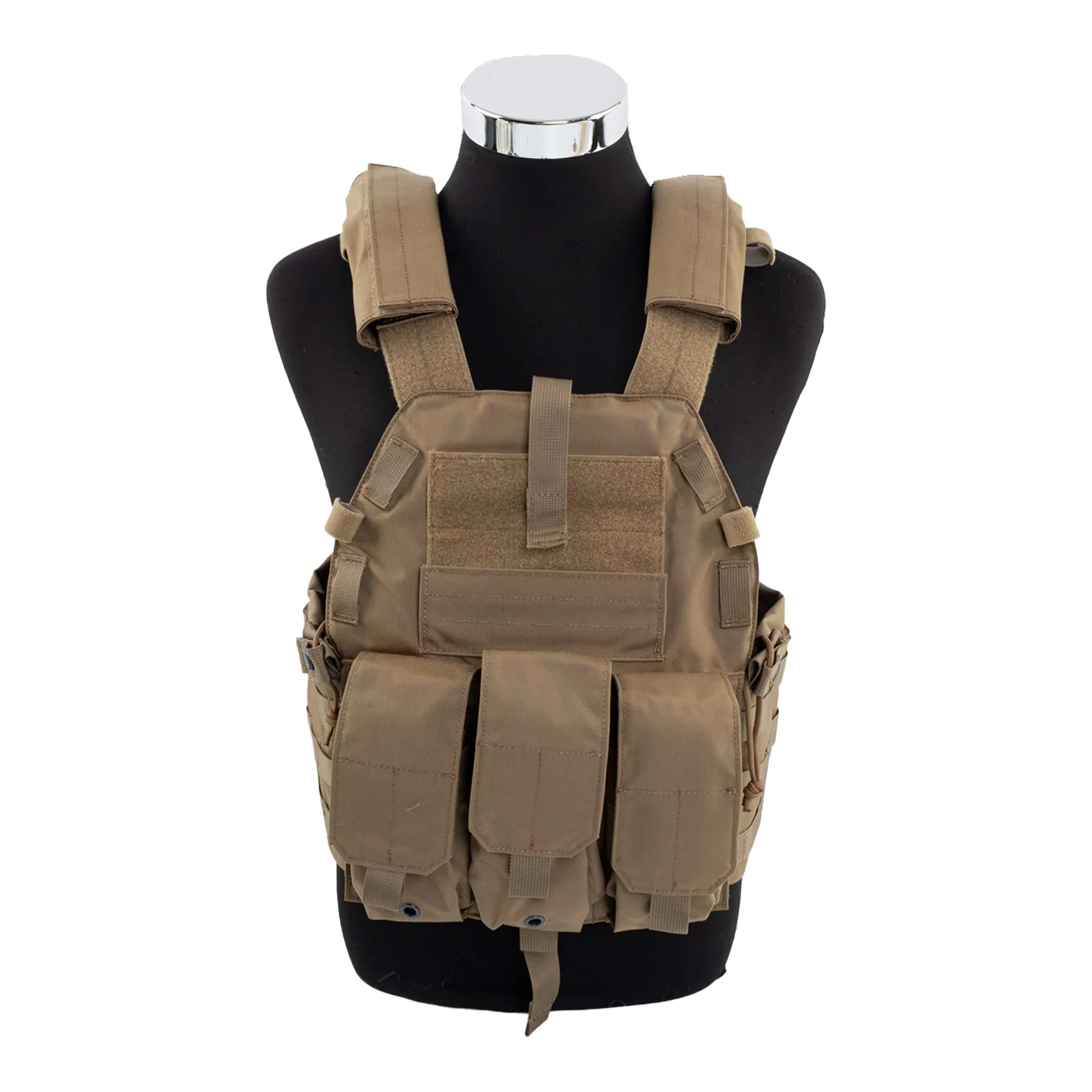 Taktische Plattenträger Weste, Coyote Brown